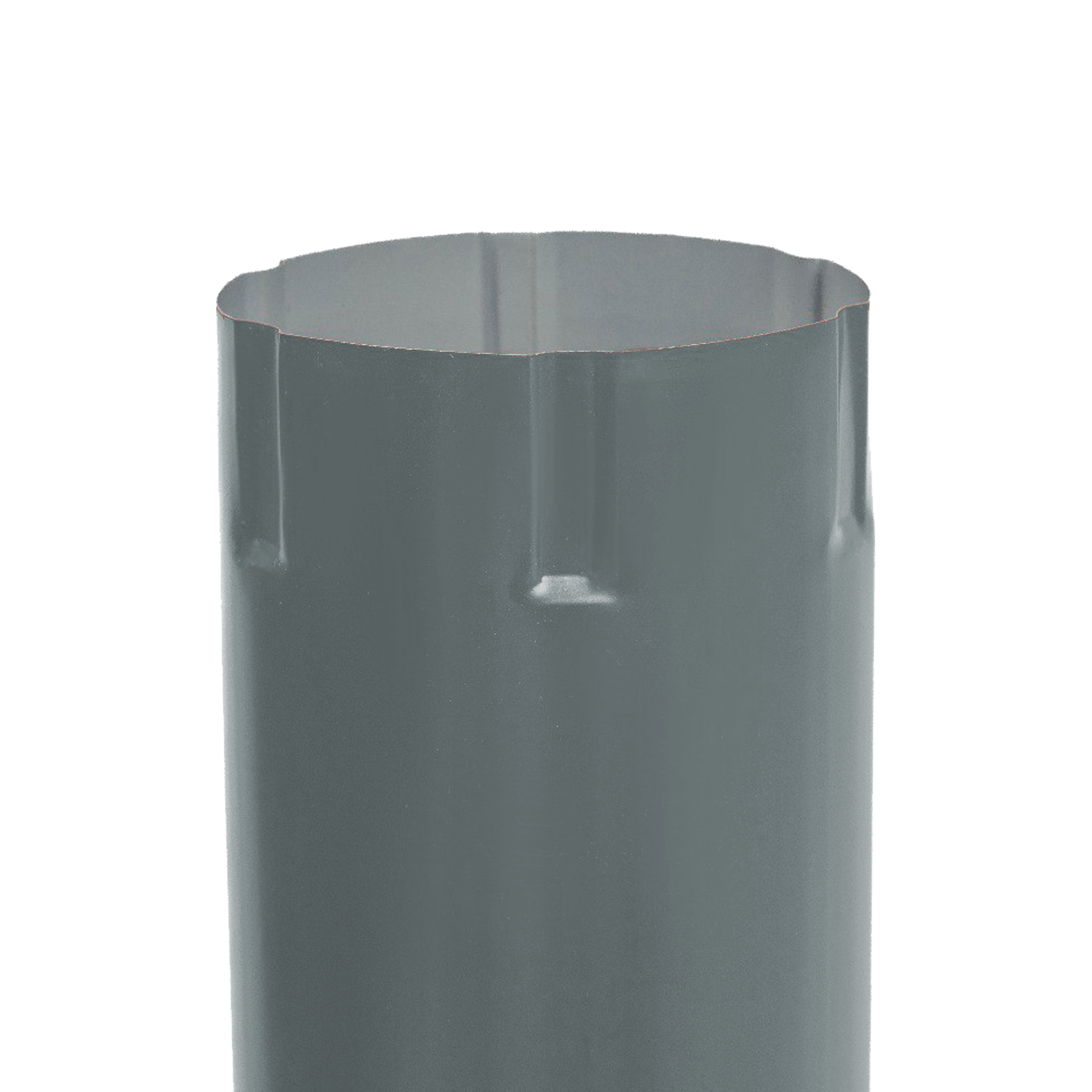 Труба водосточная D150x3000 NIKA-ПРОЕКТ Серый мышиный 0,45 мм Водосточная система NIKA-ПРОЕКТ круглого сечения D185/150