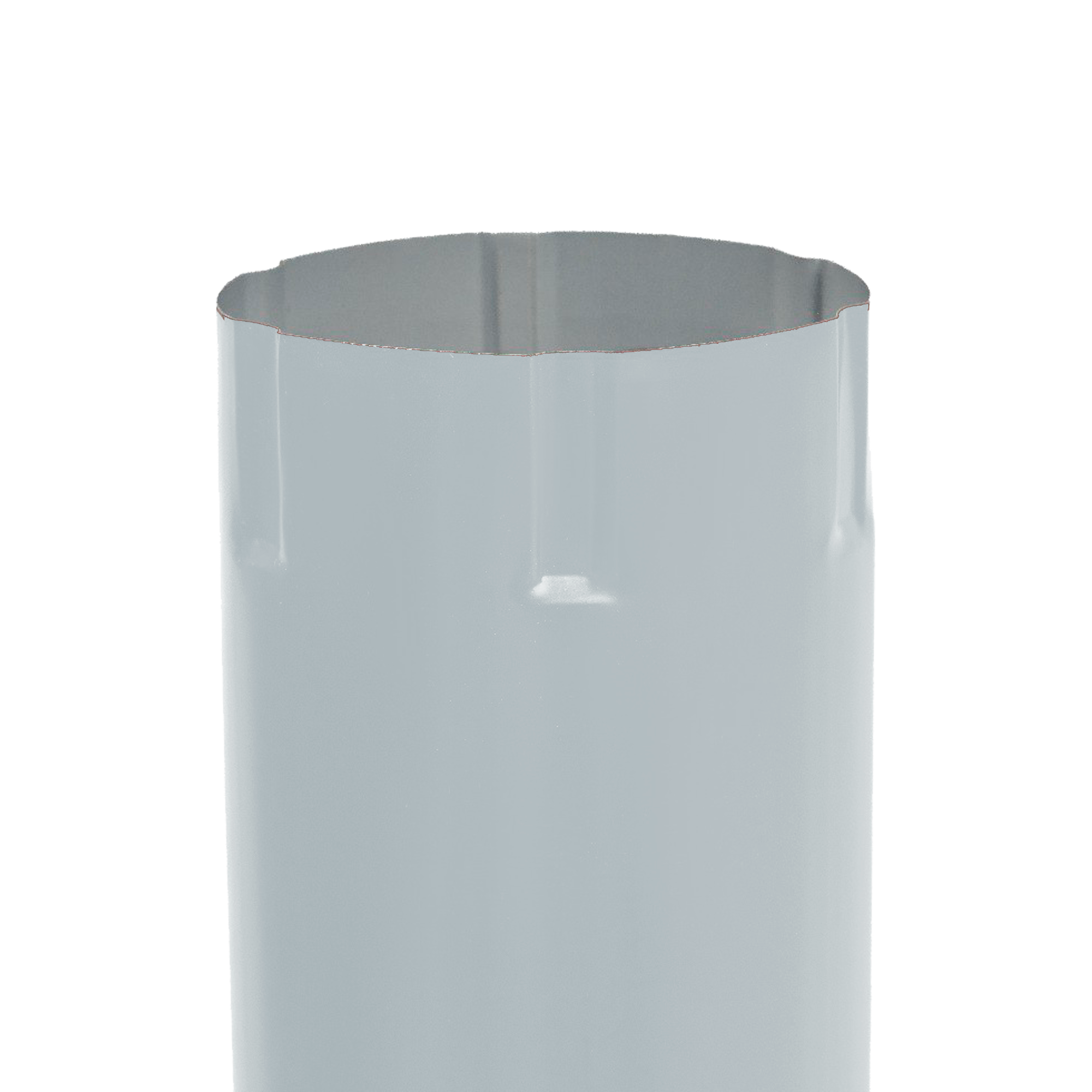 Труба водосточная D150x3000 NIKA-ПРОЕКТ Светло-серый 0,45 мм Водосточная система NIKA-ПРОЕКТ круглого сечения D185/150