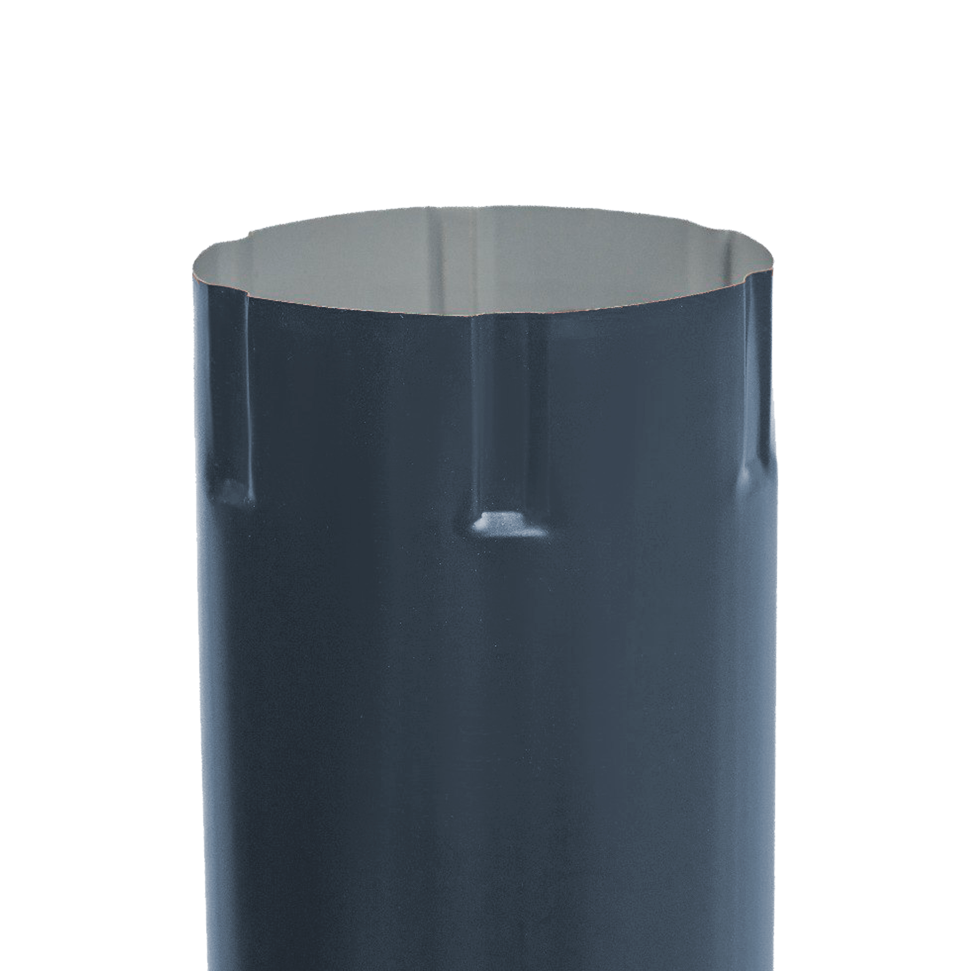 Труба водосточная D150x3000 NIKA-ПРОЕКТ Серый графитовый 0,45 мм Водосточная система NIKA-ПРОЕКТ круглого сечения D185/1