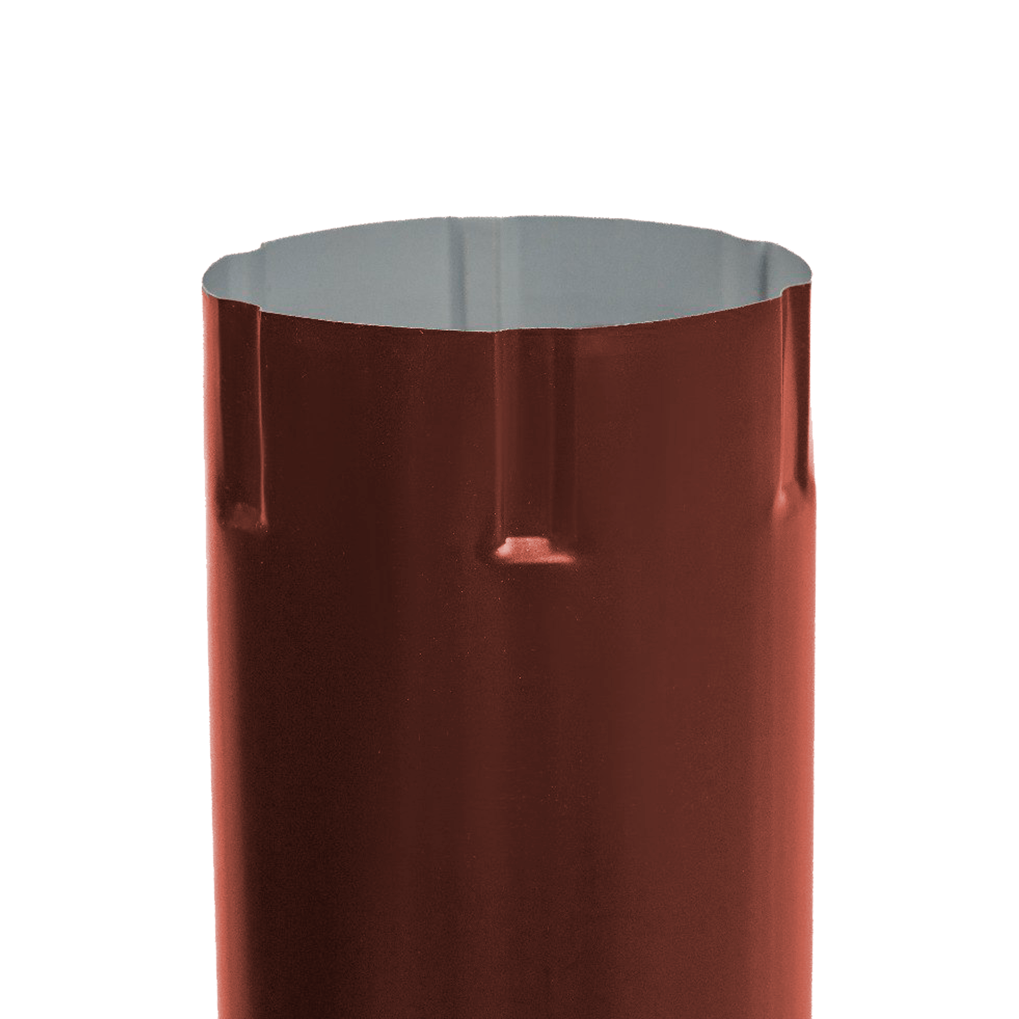 Труба водосточная D100x3000 NIKA-ПРОЕКТ Шоколадно-коричневый 0,45 мм Водосточная система NIKA-ПРОЕКТ круглого сечения D1