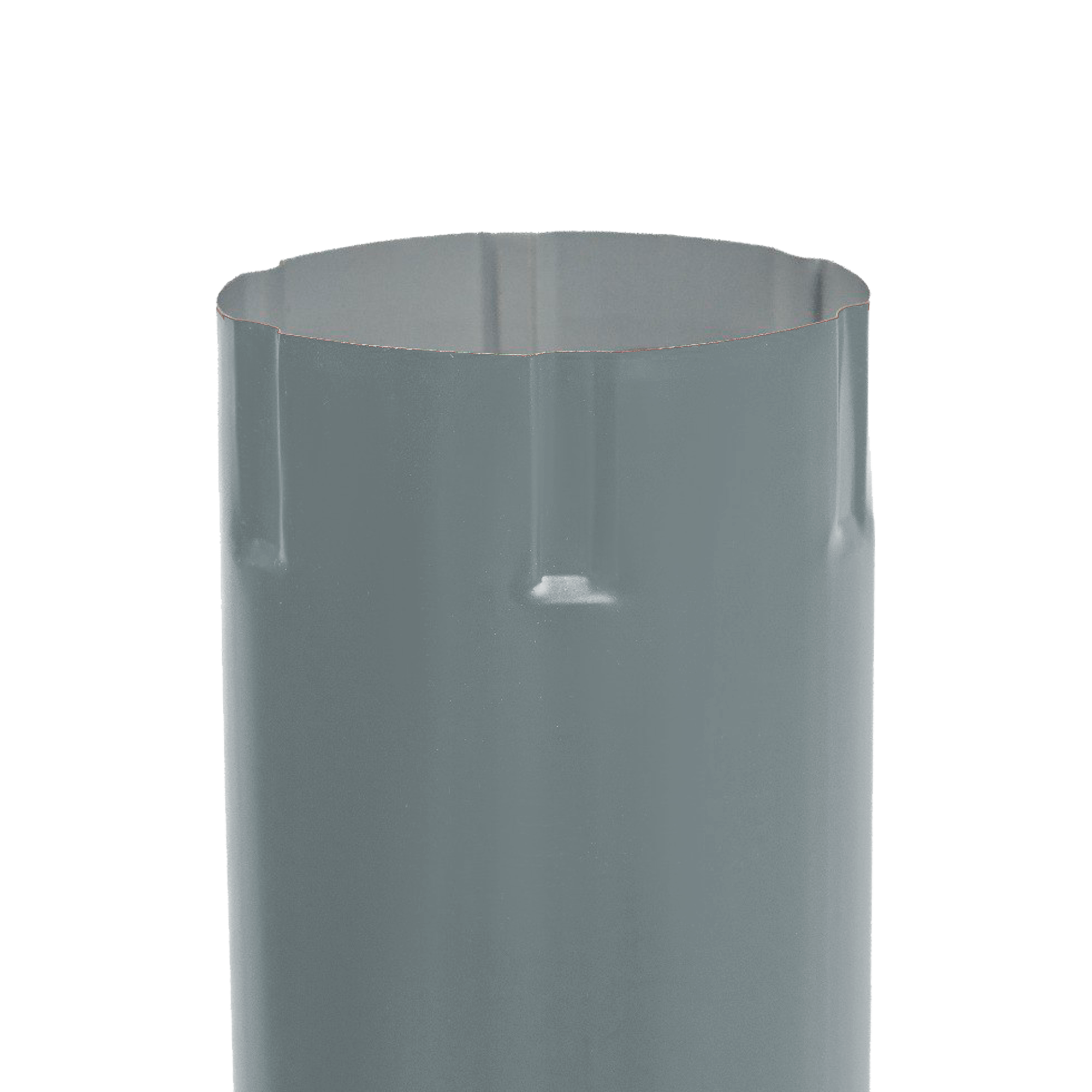 Труба водосточная D150x3000 NIKA-ПРОЕКТ Цинк 0,45 мм Водосточная система NIKA-ПРОЕКТ круглого сечения D185/150
