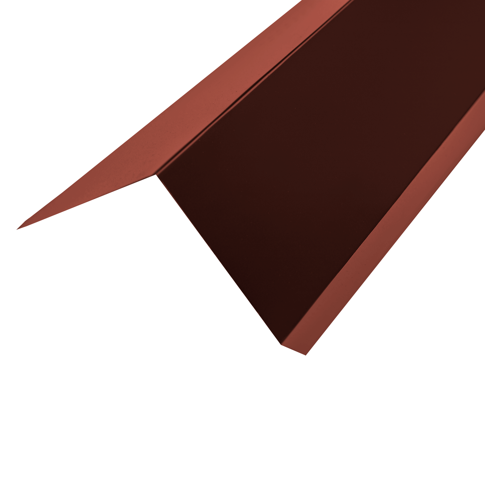 Ветровая доска 70х140 Шоколадно-коричневый 0,45 мм Полиэстер Доборные элементы для кровли Кровля Сервис