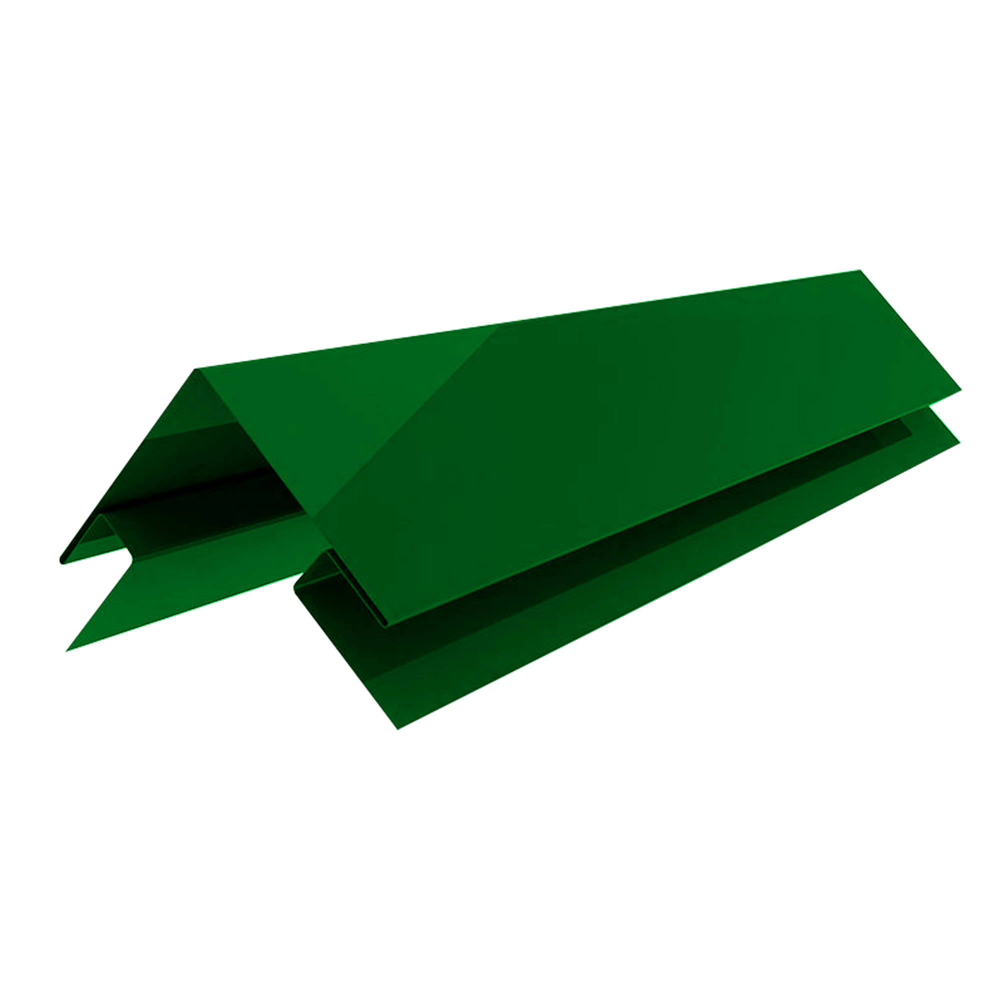 Планка угла наружного сложного Брусnika Зеленый лист 0,45 мм Полиэстер Доборные элементы для сайдинга Кровля Сервис