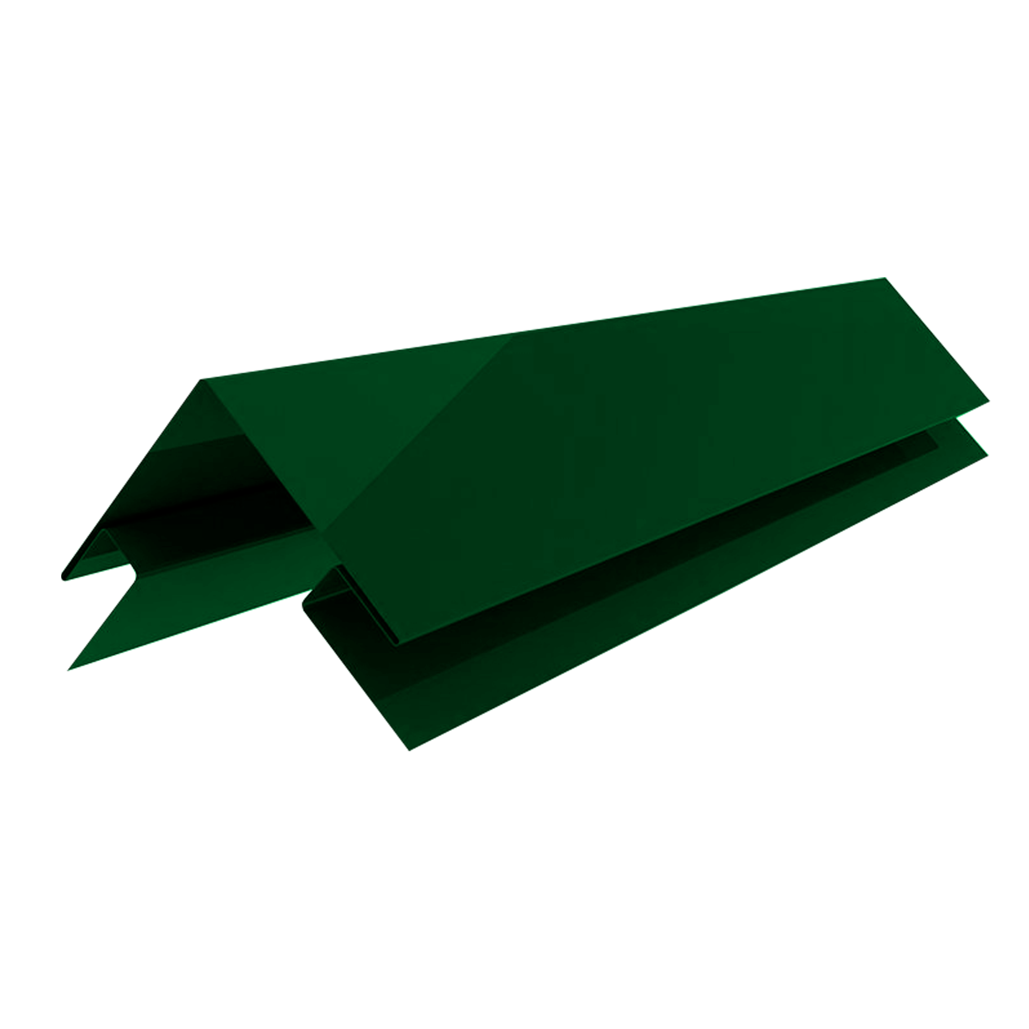 Планка угла наружного сложного Экобрус Зеленый мох 0,45 мм Полиэстер Доборные элементы для сайдинга Кровля Сервис