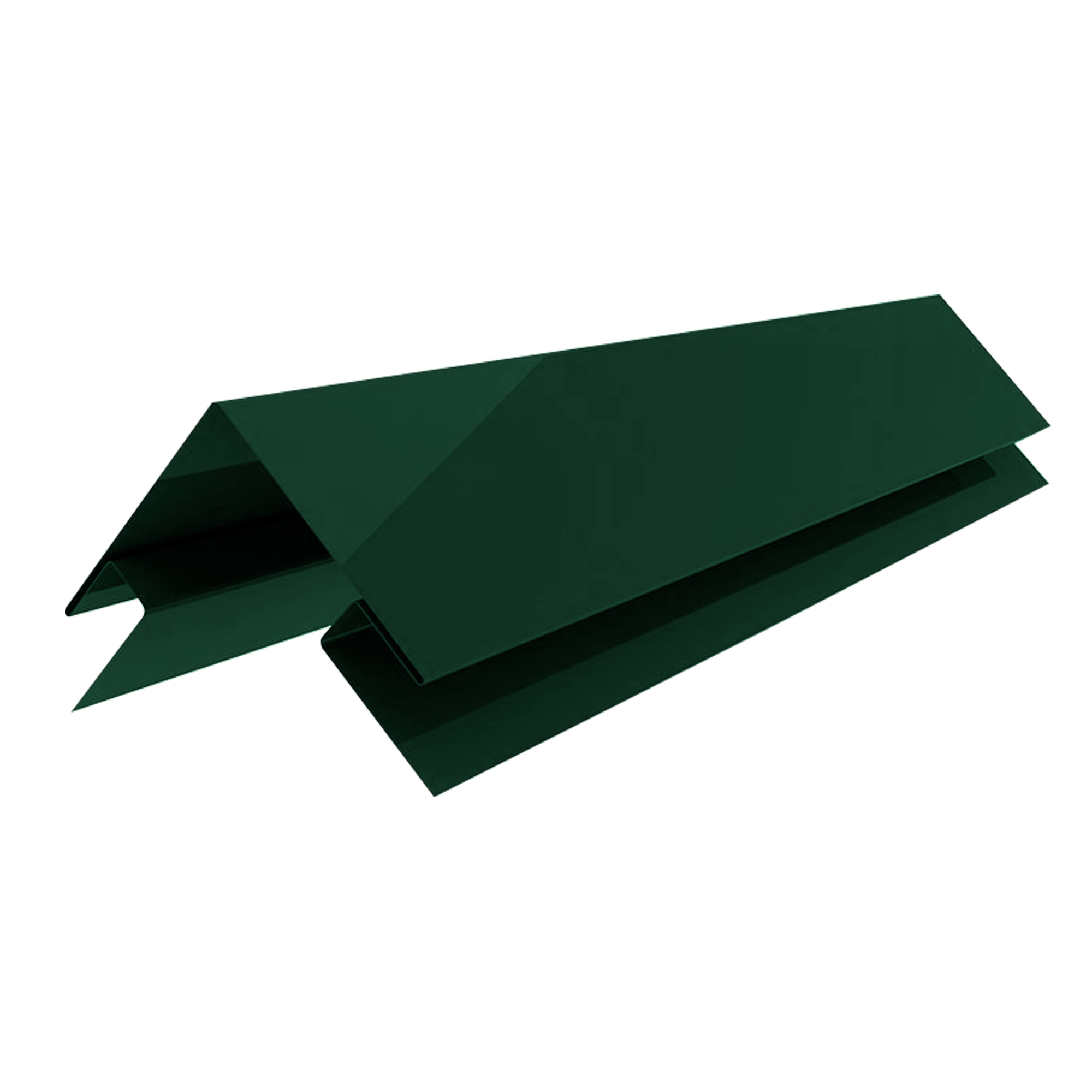 Планка угла наружного сложного Брусnika Зеленый хромовый 0,45 мм Полиэстер Доборные элементы для сайдинга Кровля Сервис