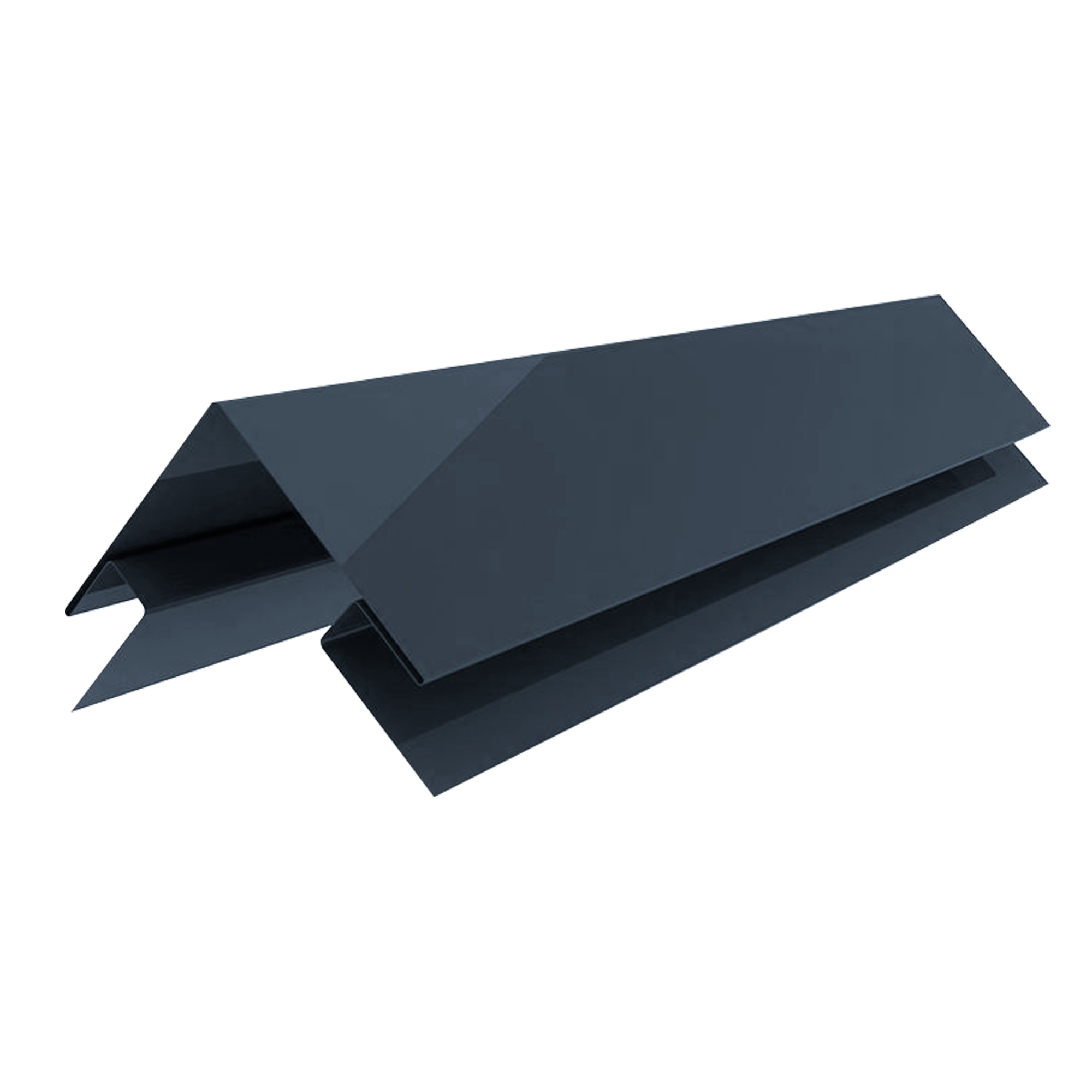 Планка угла наружного сложного Брусnika Серый графитовый 0,45 мм Полиэстер Доборные элементы для сайдинга Кровля Сервис