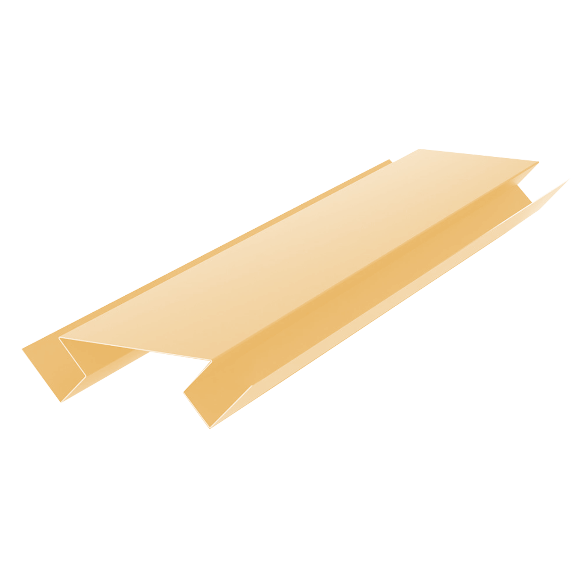 Планка угла внутреннего сложного Экобрус Слоновая кость 0,45 мм Полиэстер Доборные элементы для сайдинга Кровля Сервис