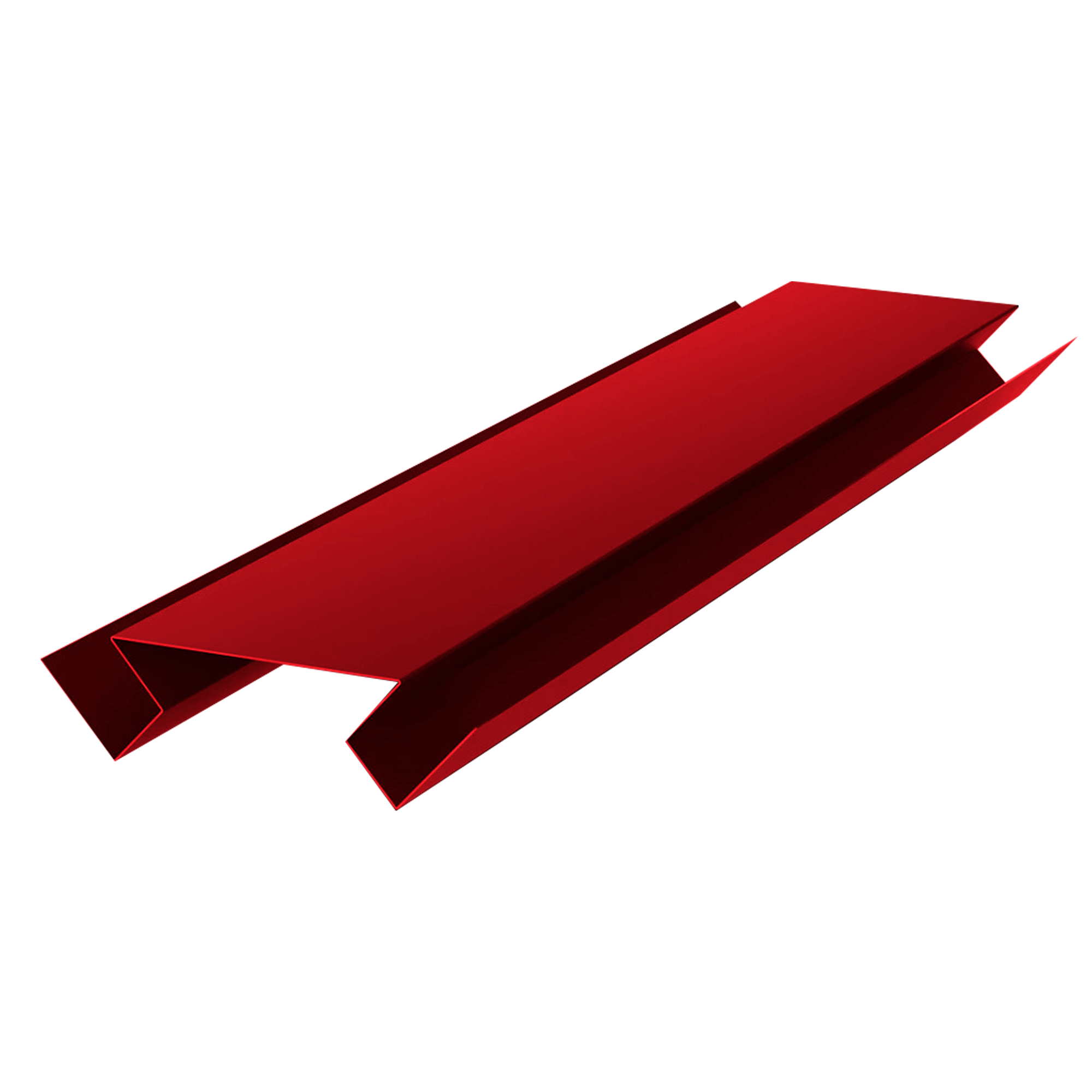 Планка угла внутреннего сложного Экобрус Красно-коричневый 0,45 мм Полиэстер Доборные элементы для сайдинга Кровля Серви