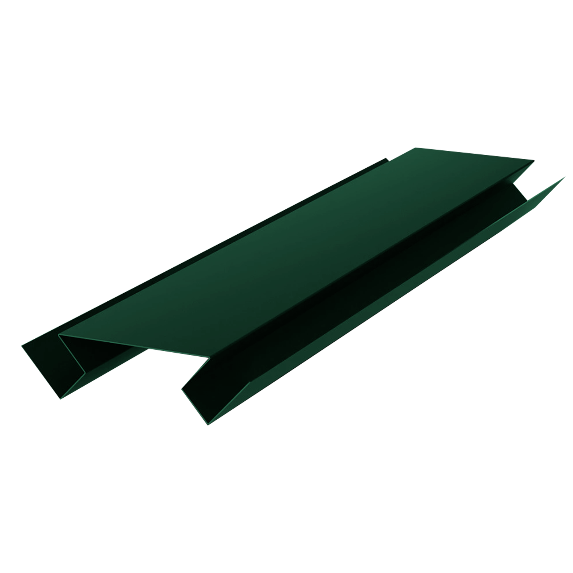 Планка угла внутреннего сложного Брусnika Зеленый хромовый 0,45 мм Полиэстер Доборные элементы для сайдинга Кровля Серви