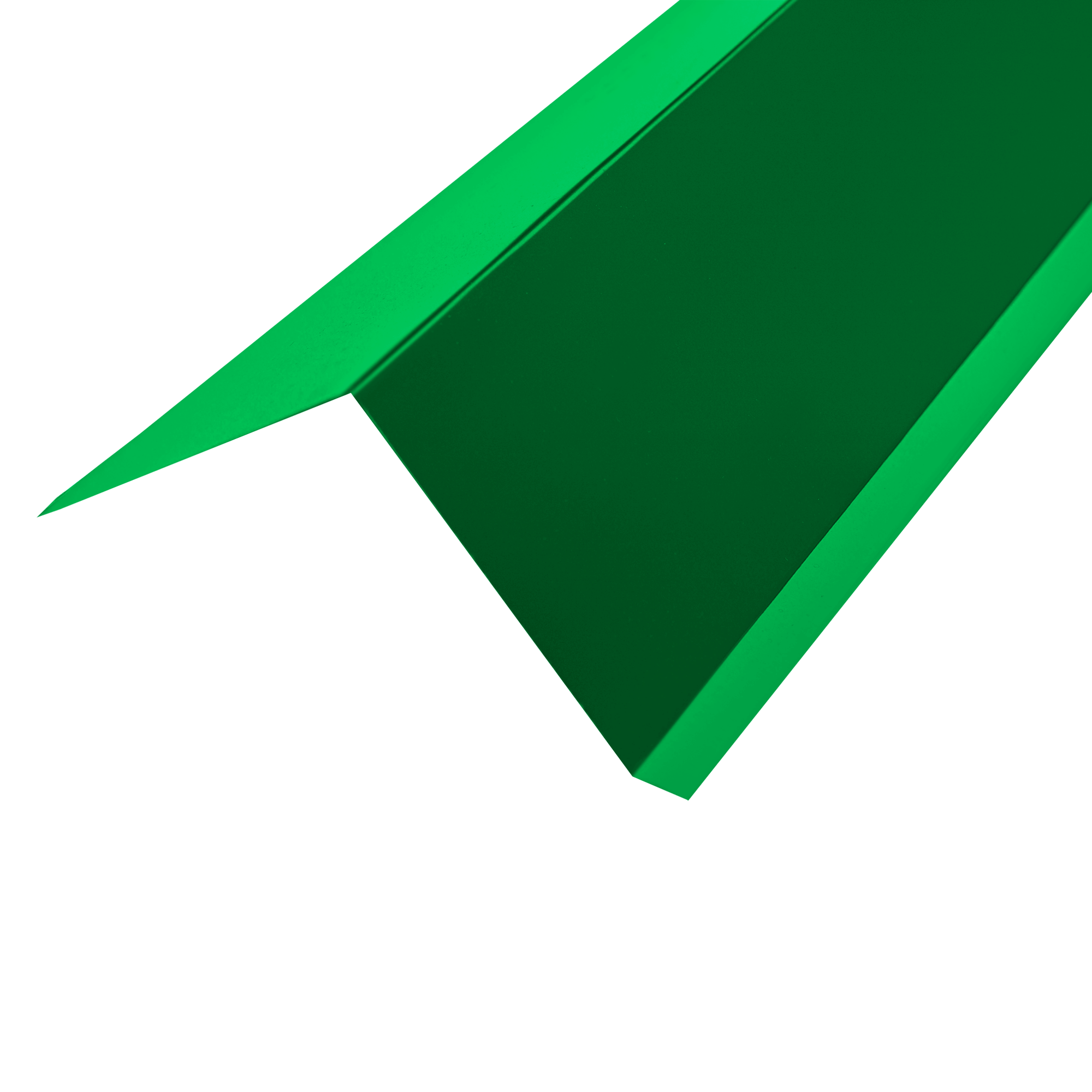 Ветровая доска 70х140 Зеленый лист 0,45 мм Полиэстер Доборные элементы для кровли Кровля Сервис