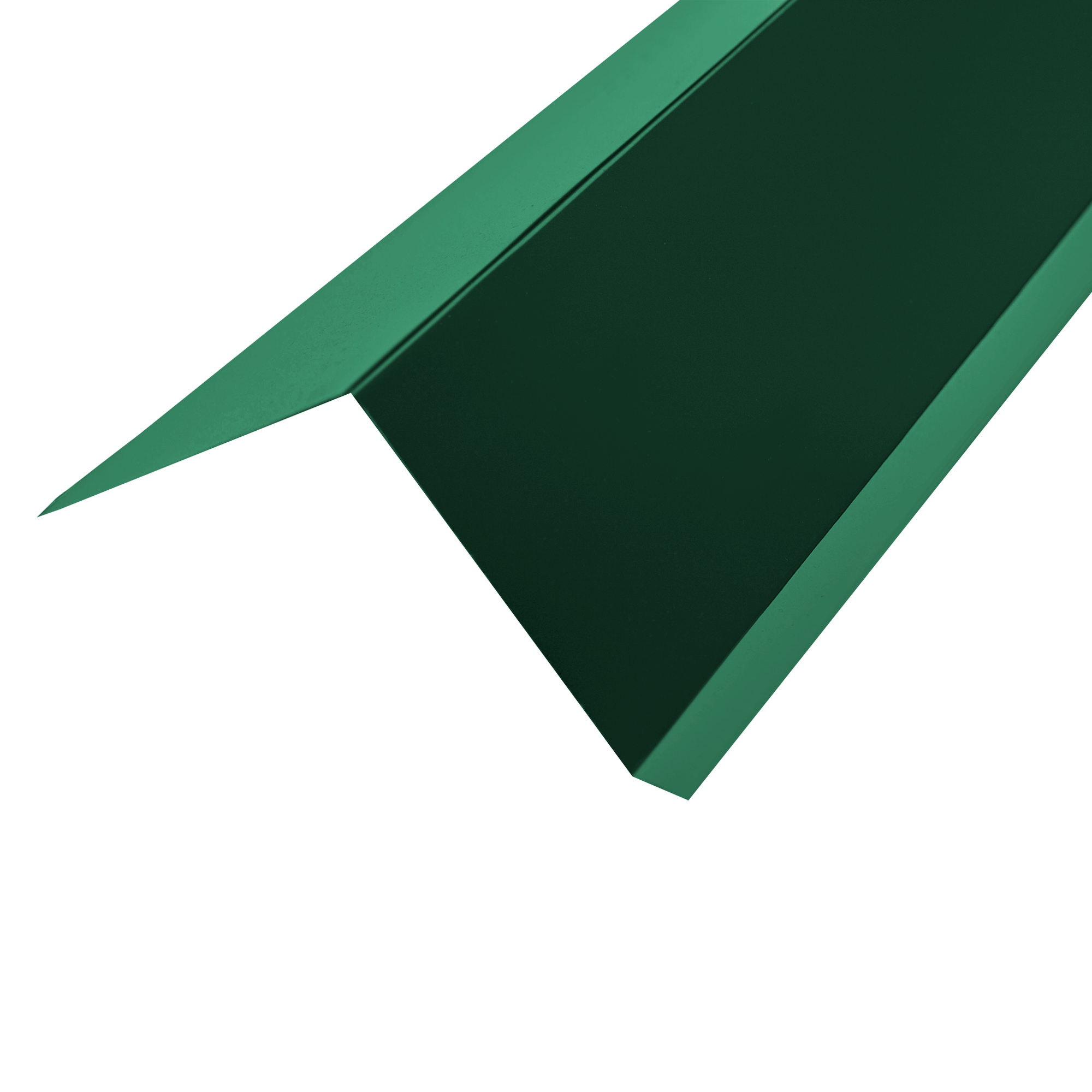 Ветровая доска 70х140 Зеленый хромовый 0,45 мм Полиэстер Доборные элементы для кровли Кровля Сервис
