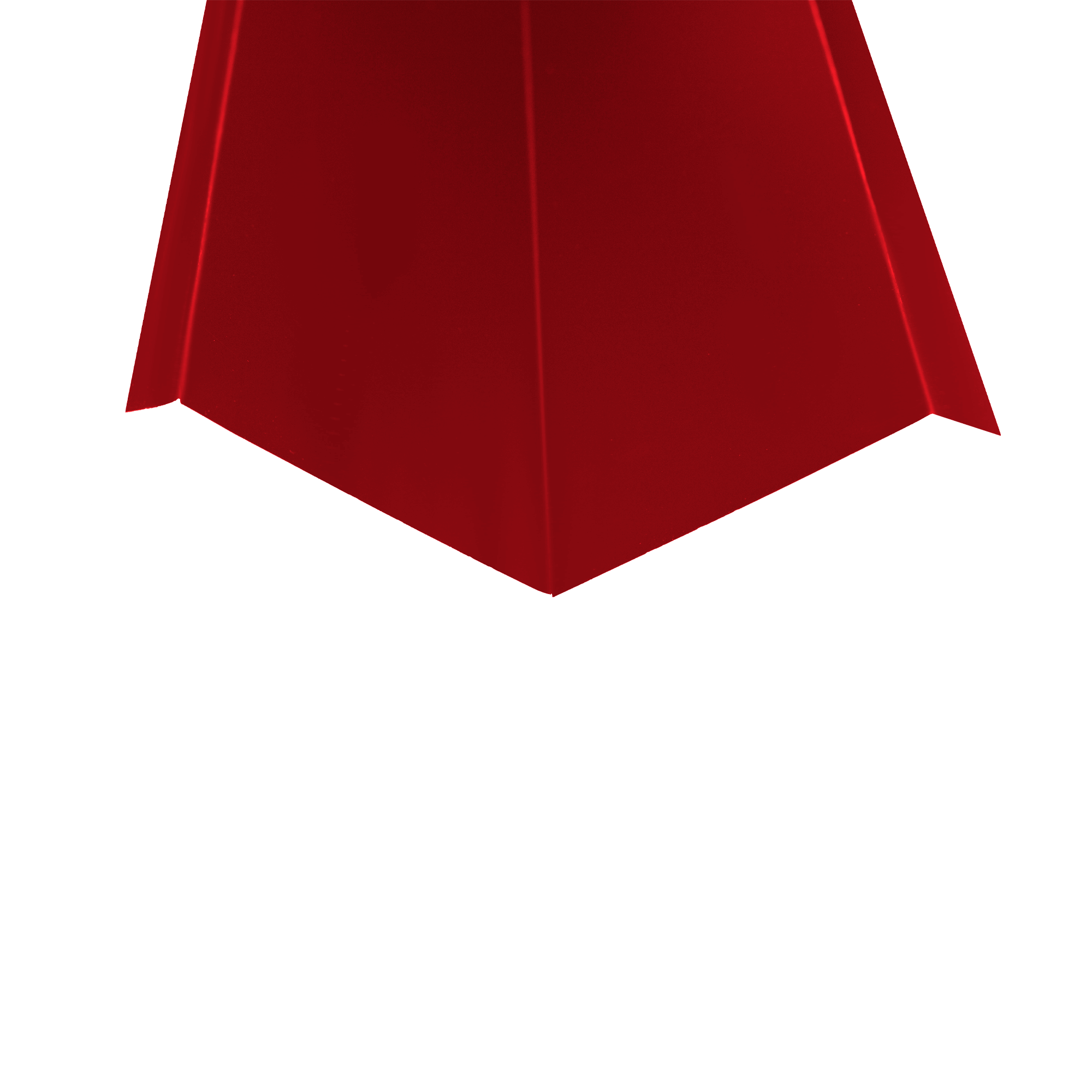 Ендова верхняя 110х110 Красно-коричневый 0,45 мм Полиэстер Доборные элементы для кровли Кровля Сервис