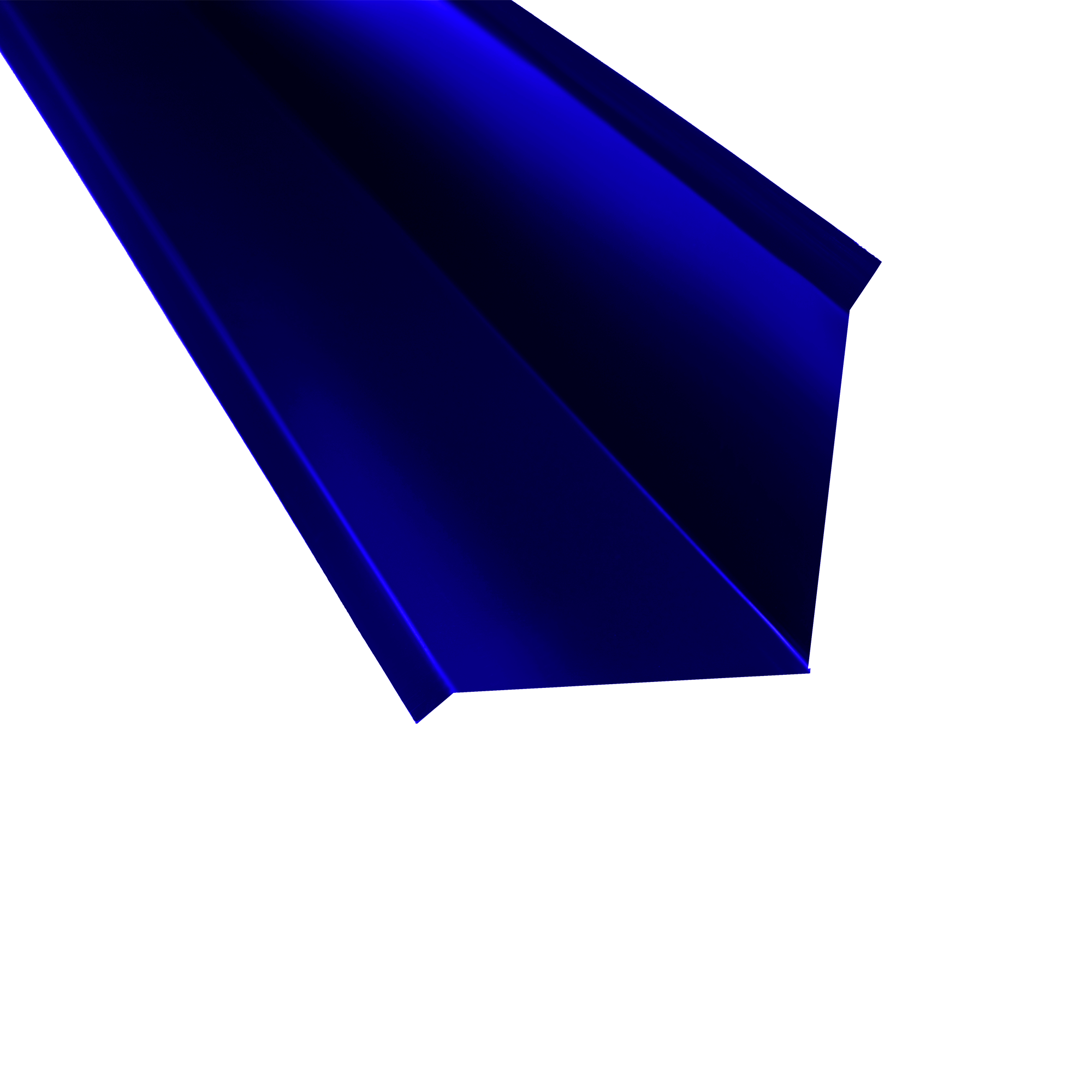 Планка примыкания 110х110 Ультрамаиново-синий 0,45 мм Полиэстер Доборные элементы для кровли Кровля Сервис