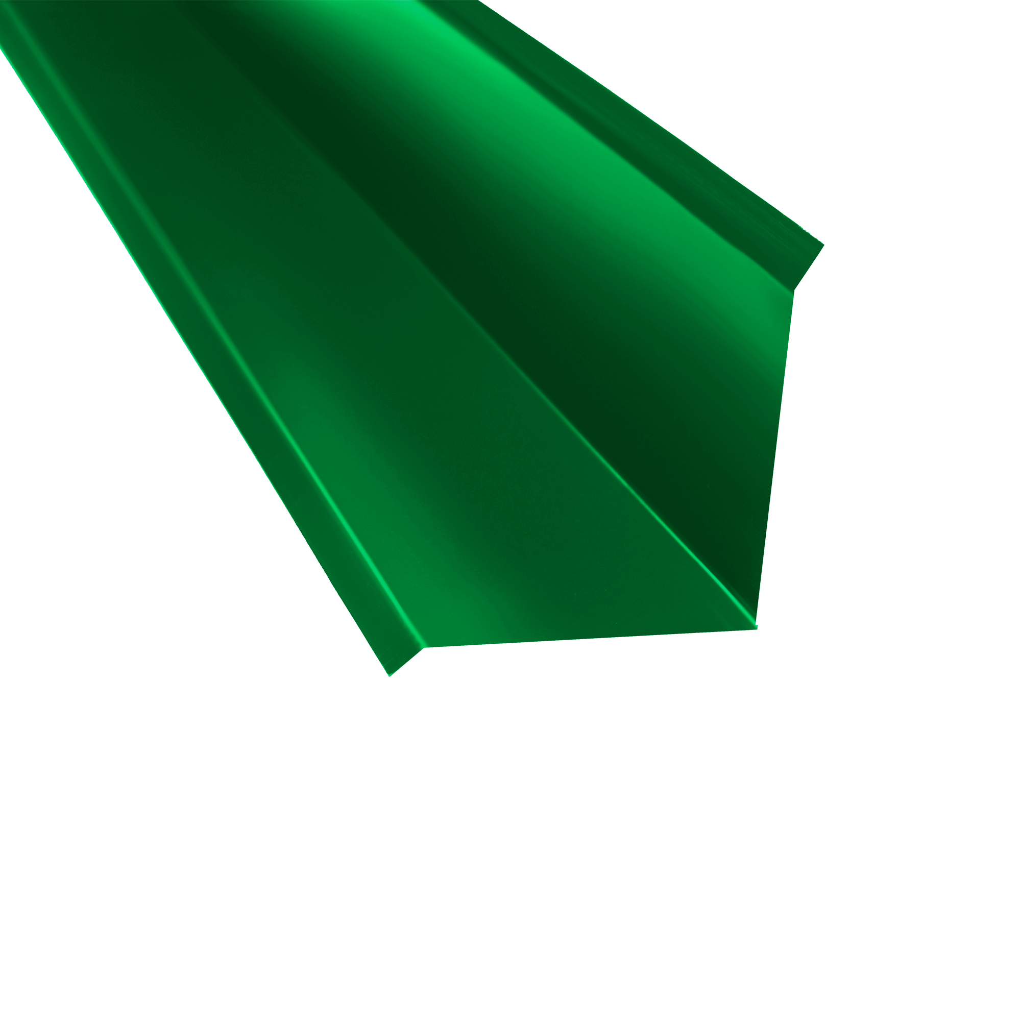 Планка примыкания 110х110 Зеленый лист 0,45 мм Полиэстер Доборные элементы для кровли Кровля Сервис