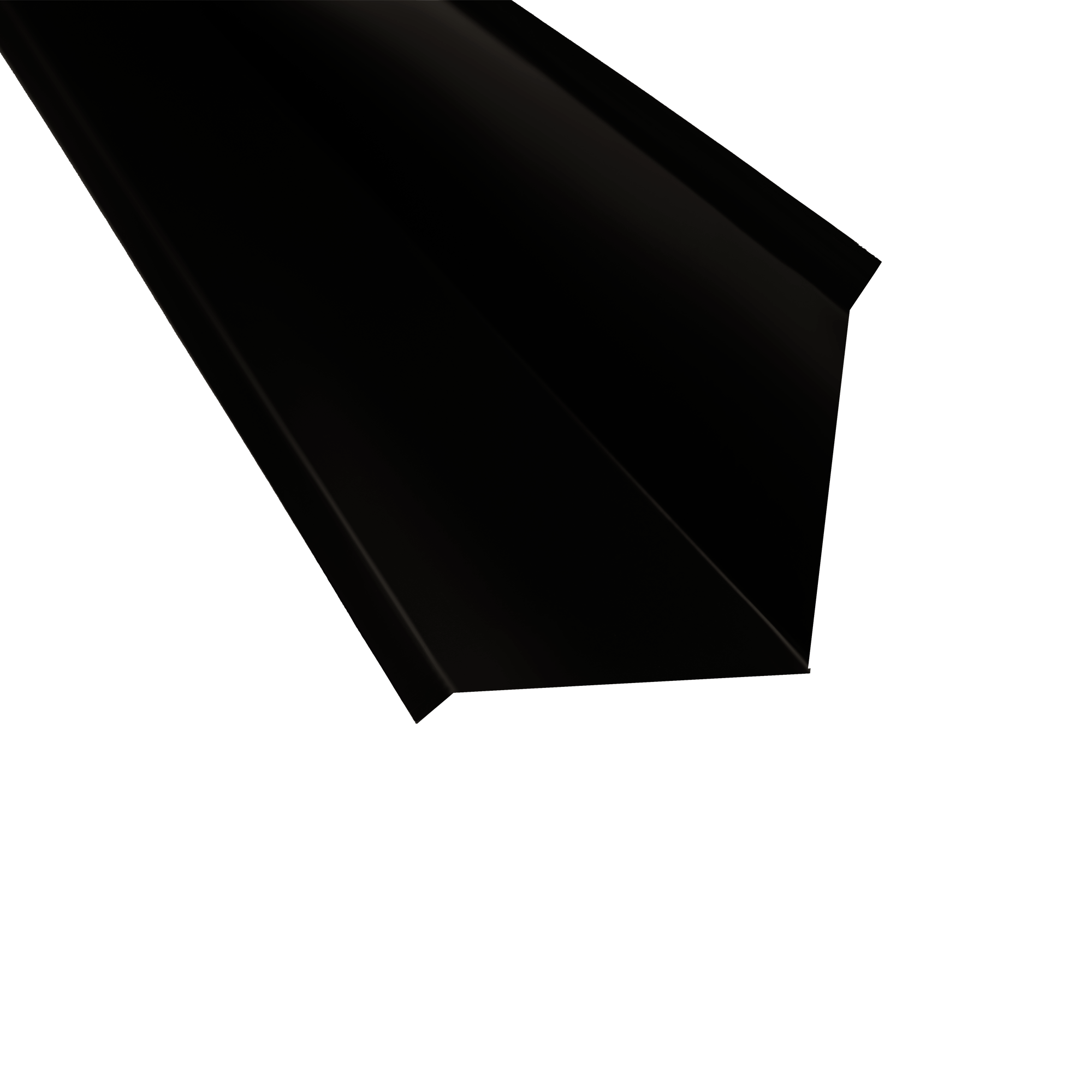 Планка примыкания 110х110 Черный реактивный 0,45 мм Полиэстер Доборные элементы для кровли Кровля Сервис