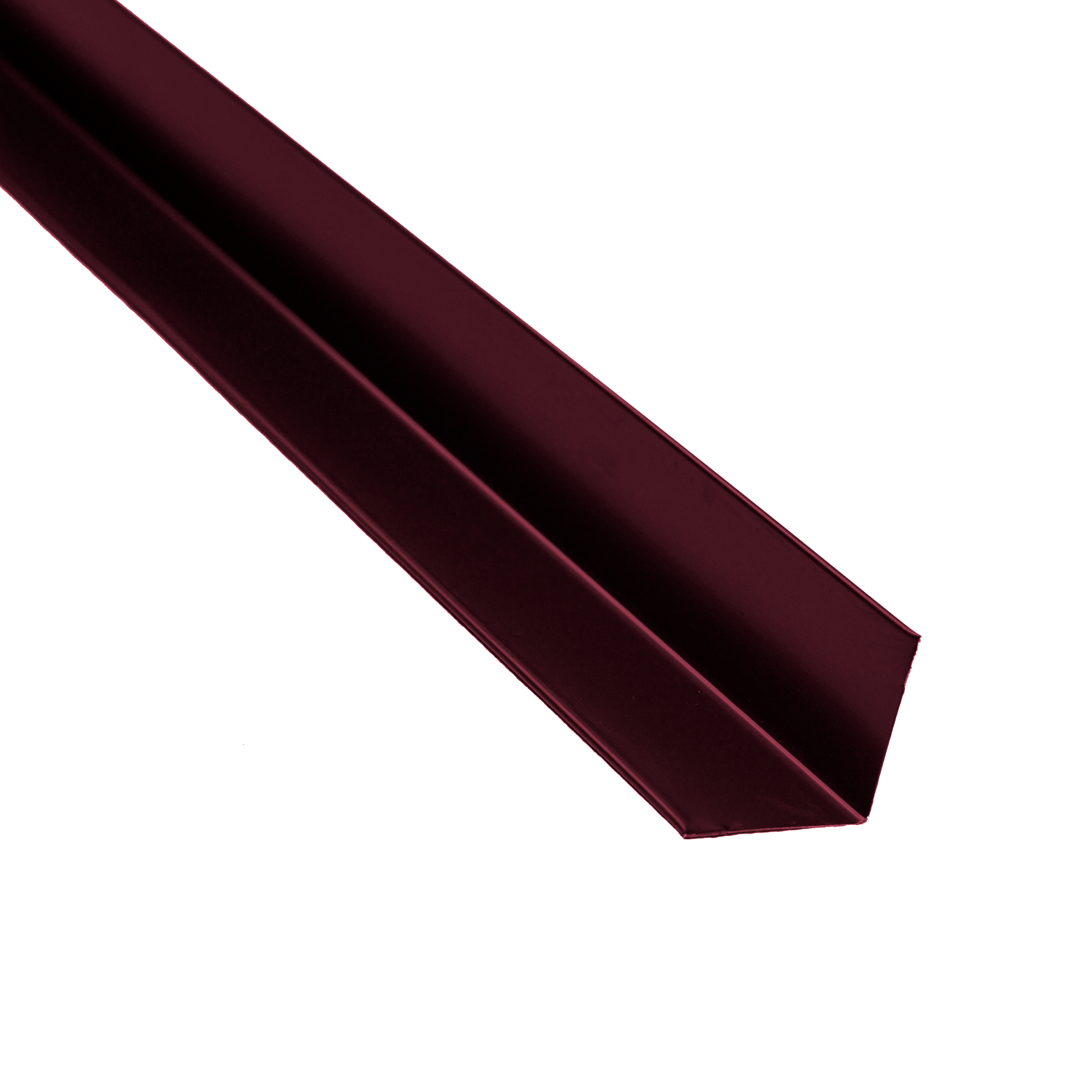 Планка угла внутреннего 50х50 Красное вино 0,45 мм Полиэстер Доборные элементы для кровли Кровля Сервис