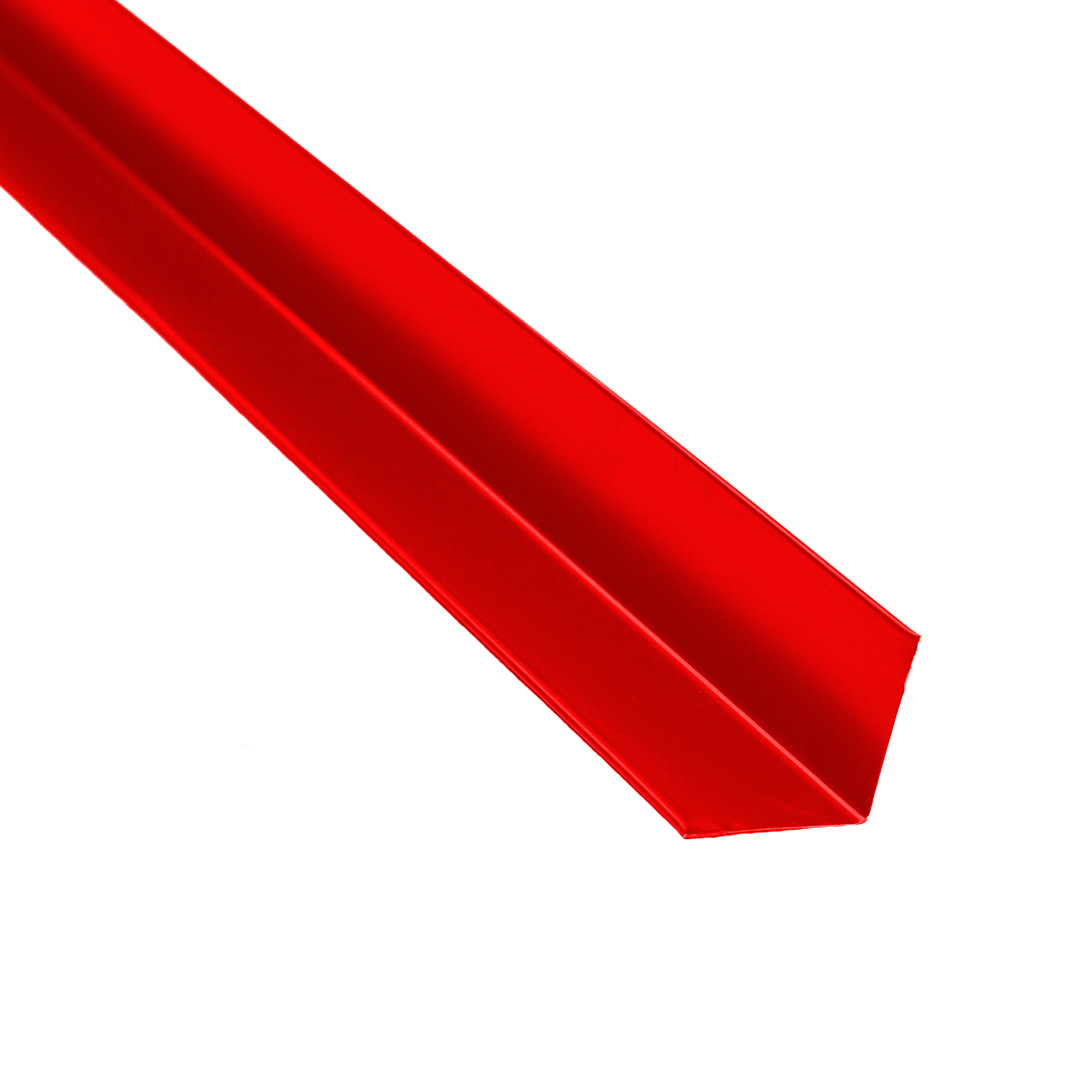 Планка угла внутреннего 50х50 Транспортный красный 0,45 мм Полиэстер Доборные элементы для кровли Кровля Сервис