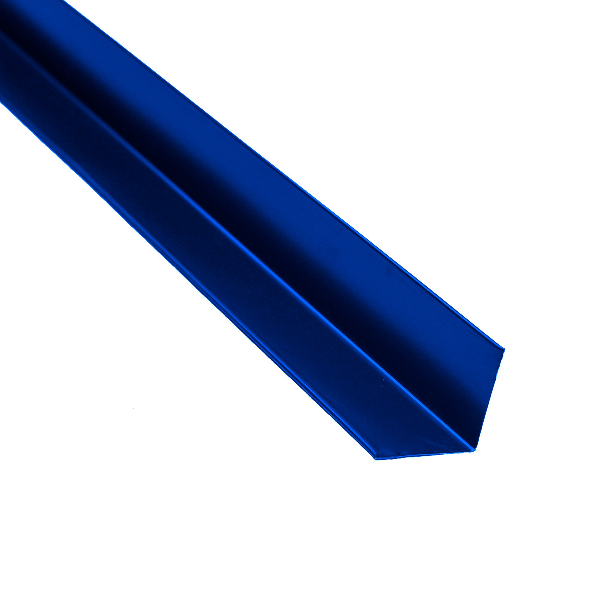 Планка угла внутреннего 40х40 Сигнальный синий 0,45 мм Полиэстер Доборные элементы для кровли Кровля Сервис