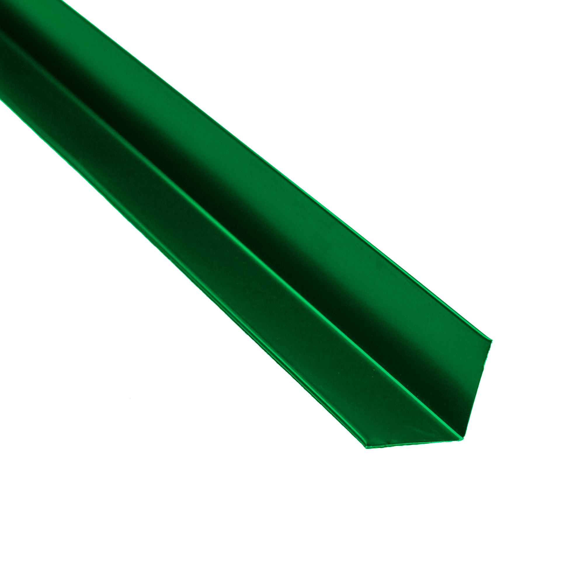 Планка угла внутреннего 40х40 Зеленый лист 0,45 мм Полиэстер Доборные элементы для кровли Кровля Сервис