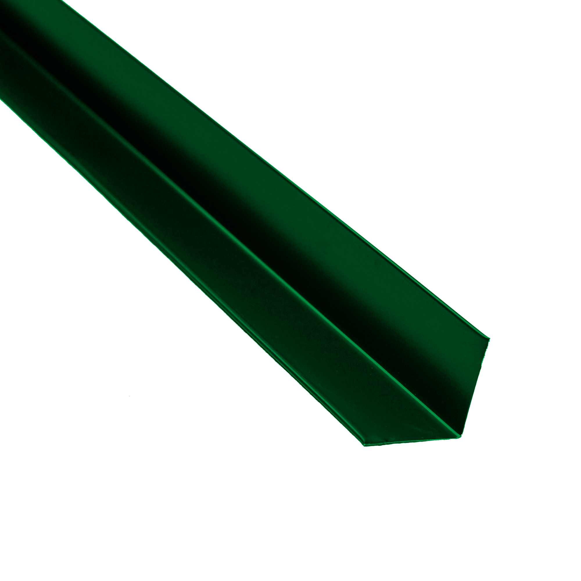 Планка угла внутреннего 40х40 Зеленый мох 0,45 мм Полиэстер Доборные элементы для кровли Кровля Сервис
