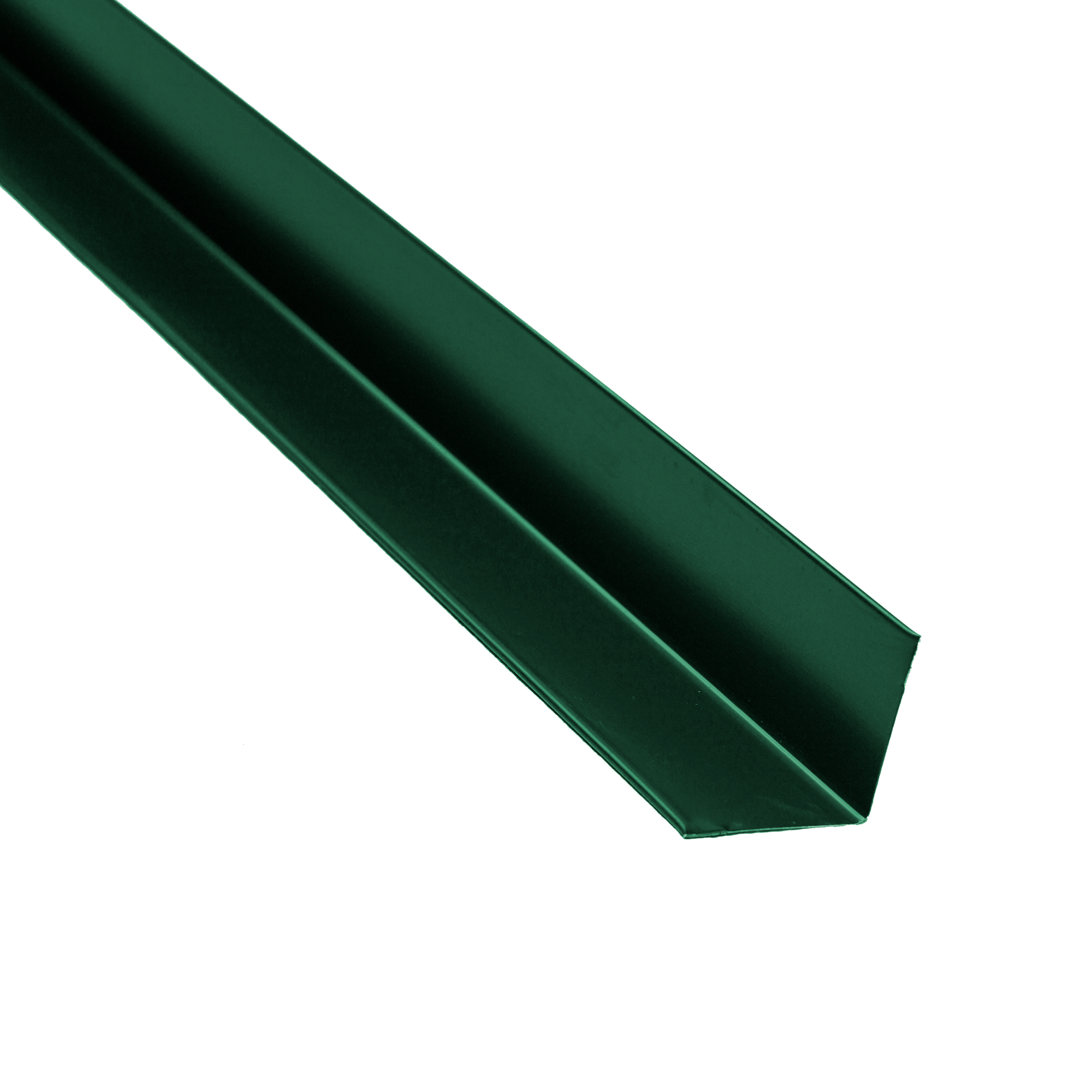 Планка угла внутреннего 50х50 Зеленый хромовый 0,45 мм Полиэстер Доборные элементы для кровли Кровля Сервис