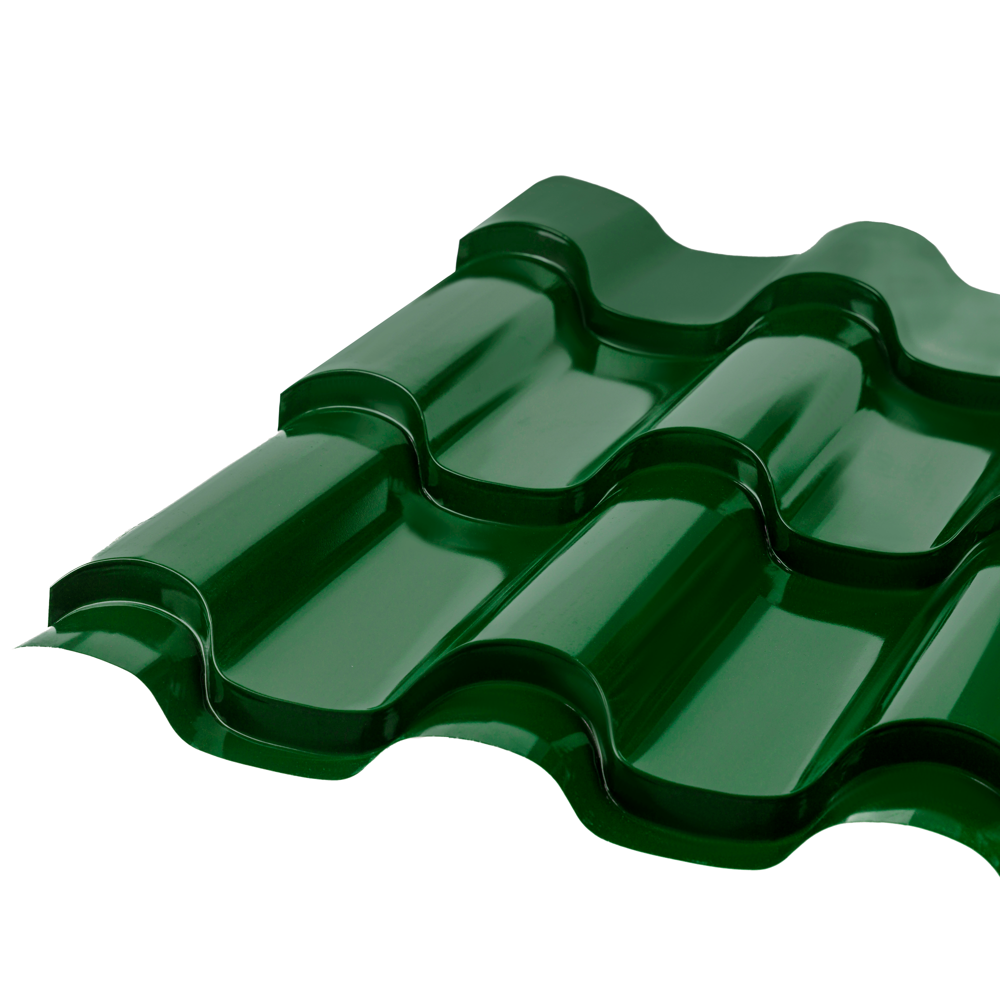 Металлочерепица Андалузия Зеленый лист 0,5 мм Полиэстер Кровля Сервис