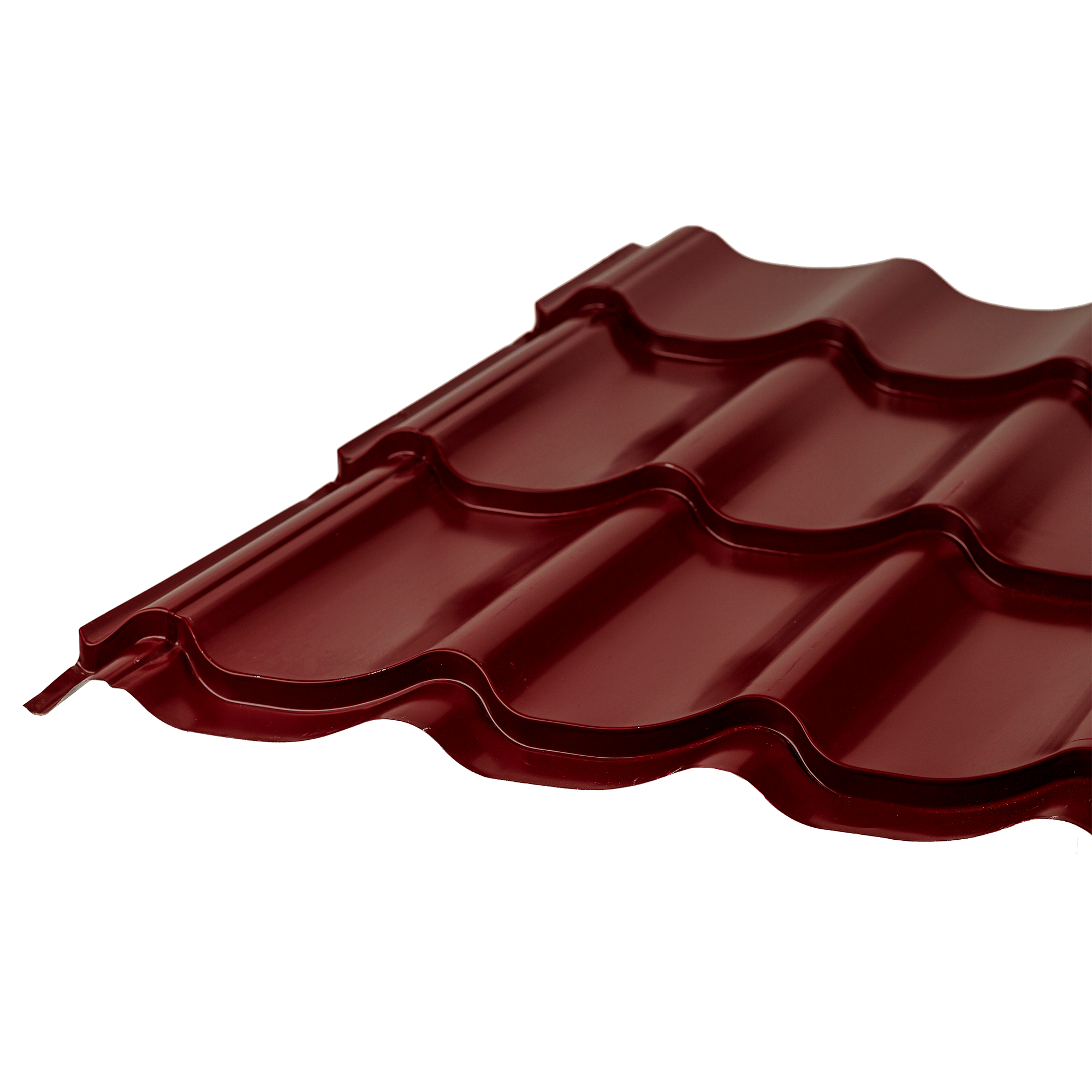 Металлочерепица Монтеррей Красно-коричневый 0,5 мм Полиэстер Кровля Сервис