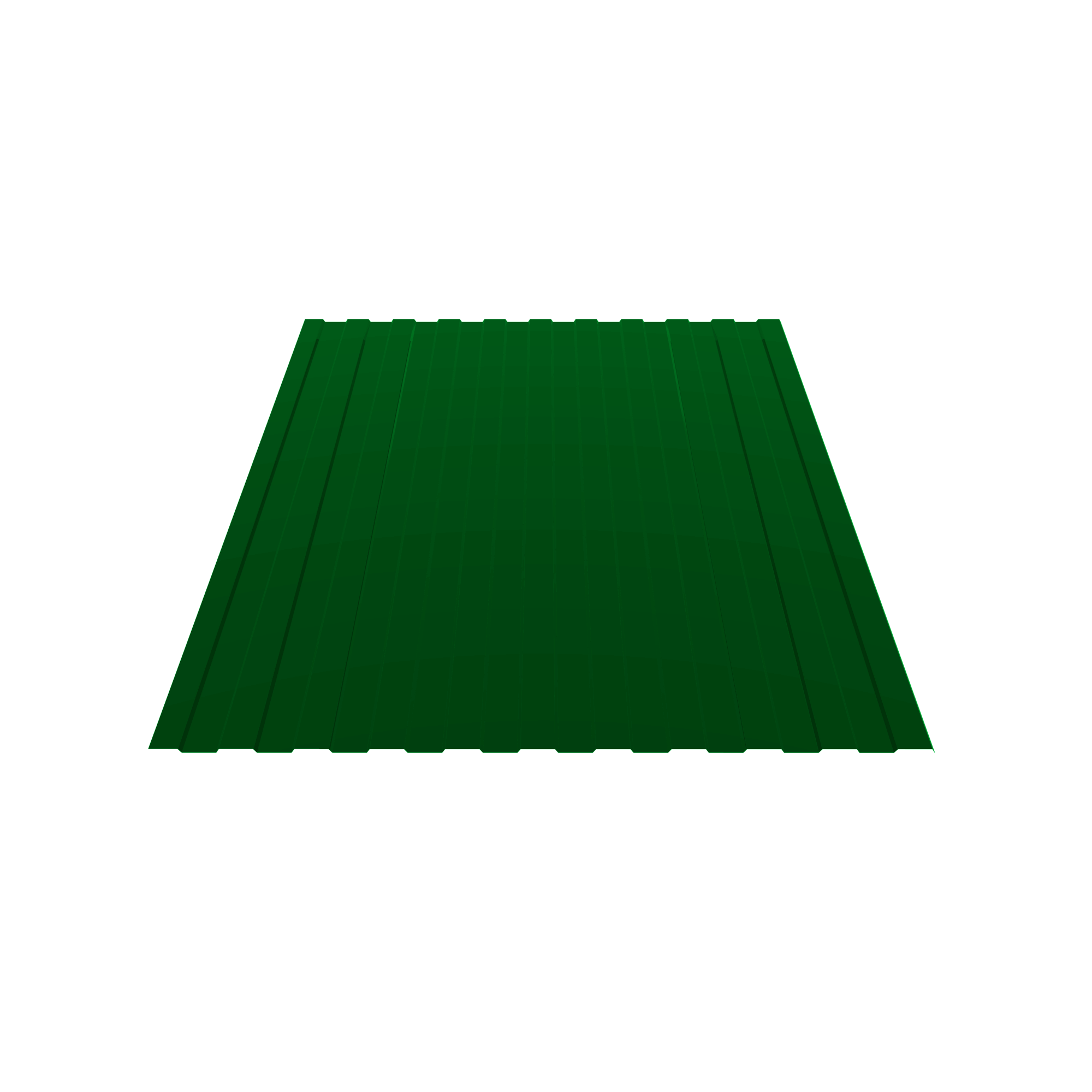 Профнастил С-8 Зеленый лист 0,5 мм Полиэстер Кровля Сервис