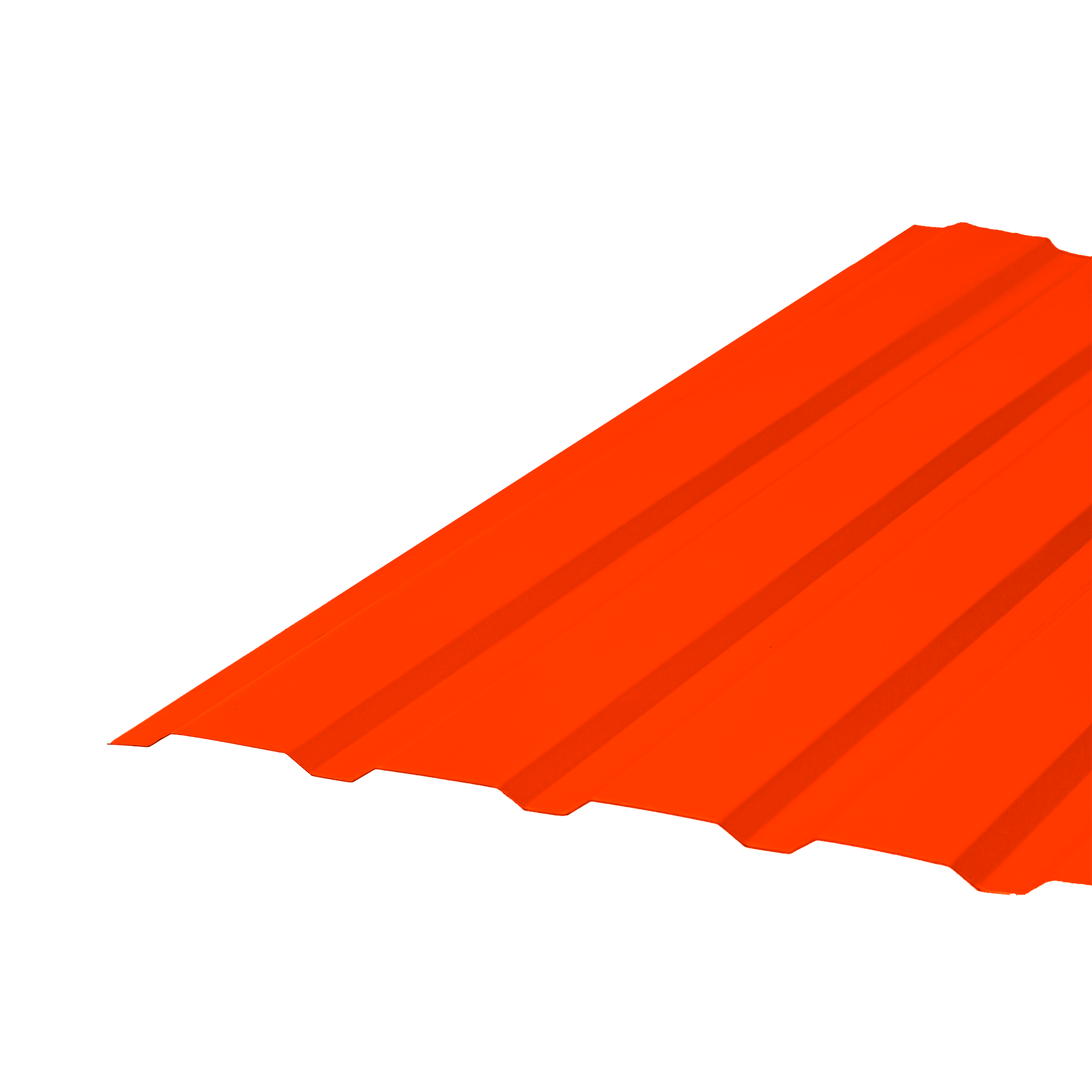 Профнастил С-10 Чистый оранжевый 0,4 мм Полиэстер Кровля Сервис