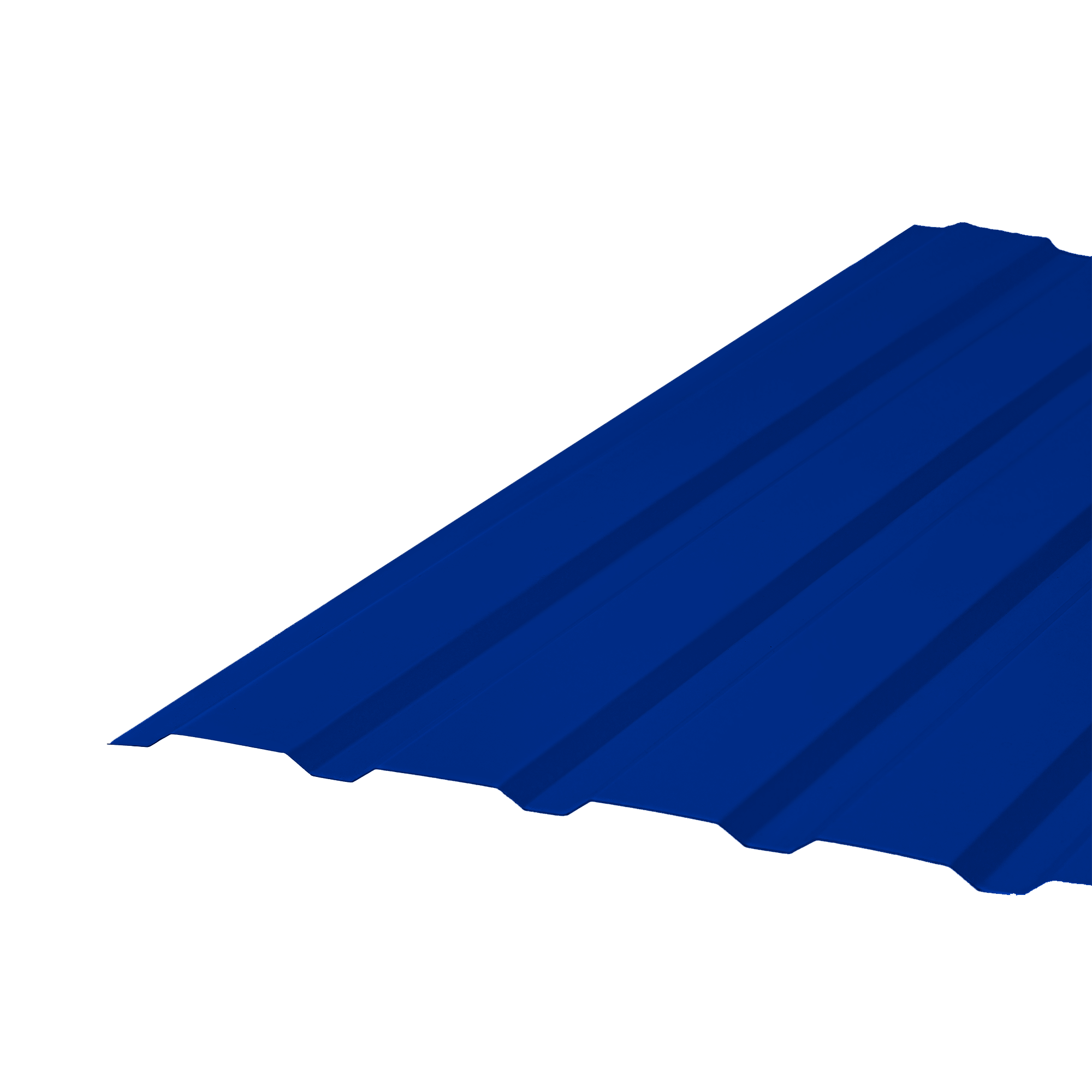 Профнастил С-10Сигнальный синий 0,5 мм Полиэстер Кровля Сервис