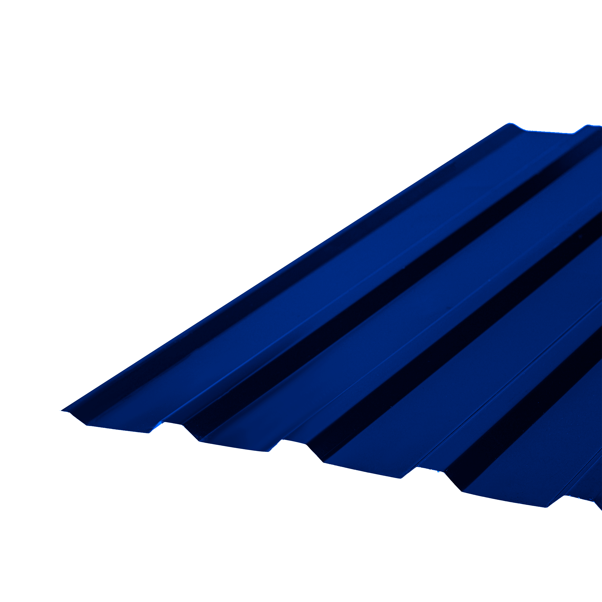 Профнастил МП R-20 Сигнальный синий 0,65 мм Полиэстер Кровля Сервис
