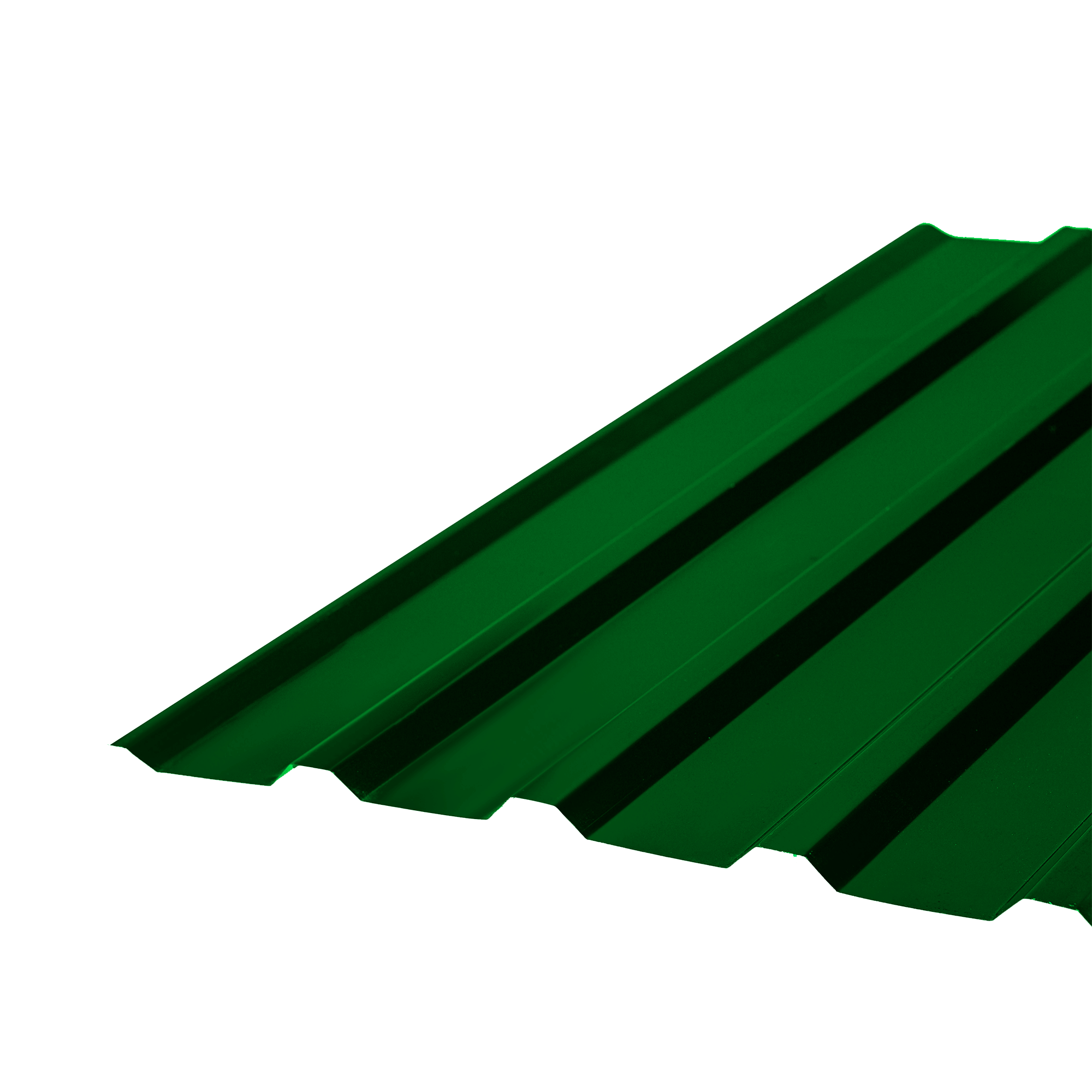 Профнастил МП R-20 Зеленый лист 0,4 мм Полиэстер Кровля Сервис