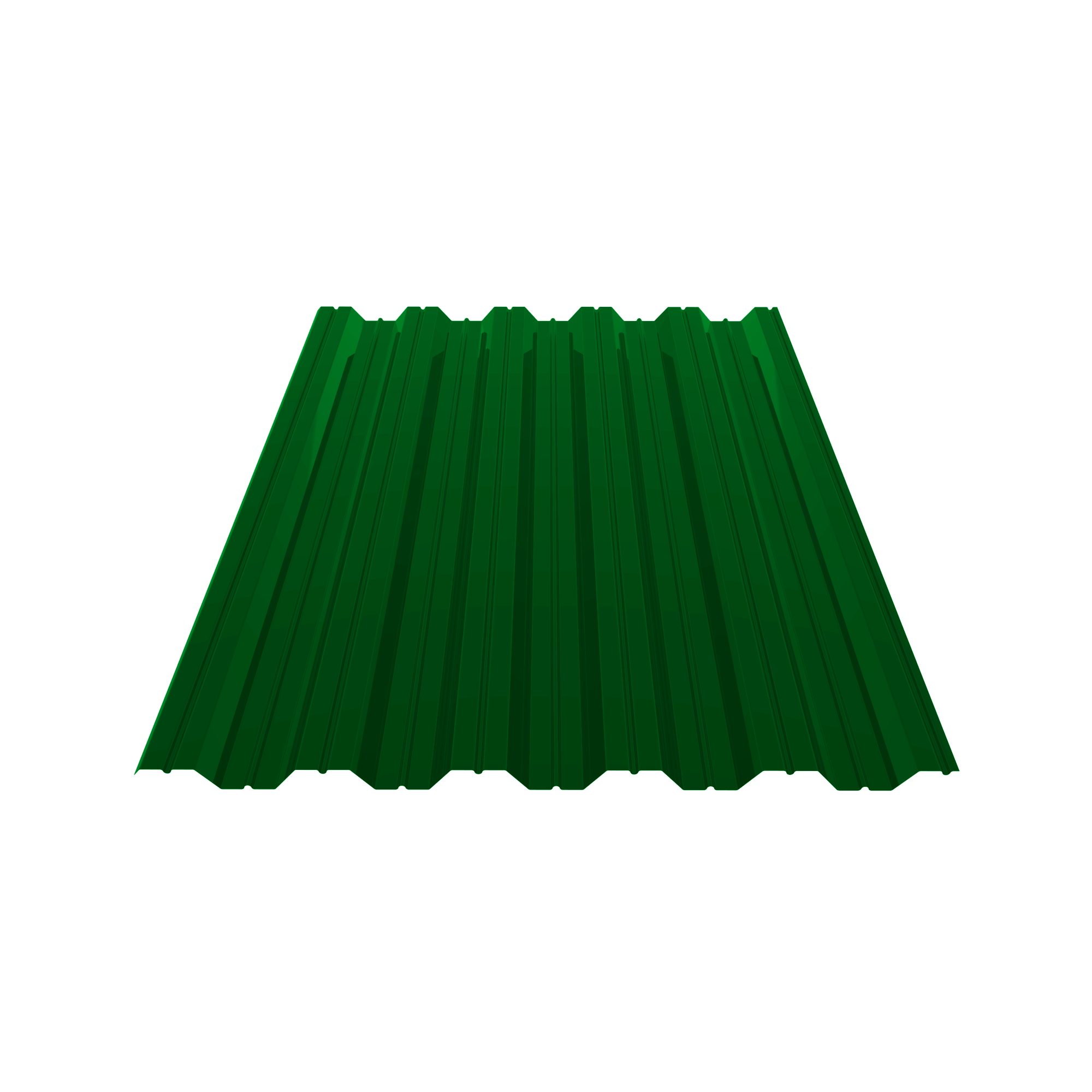 Профнастил НС-35 Зеленый лист 0,4 мм Полиэстер Кровля Сервис