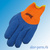 Перчатки акриловые с латексным обливом, утепленные, синие #5