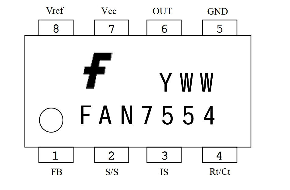 Микросхема FAN7554 FAIRCHILD