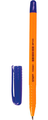 Ручка шариковая Staff EVERYDAY BP-247 Orange, синяя, КОМПЛЕКТ 50 штук, 05 мм, (880158) EVERYDAY BP-247 Orange синяя КОМП