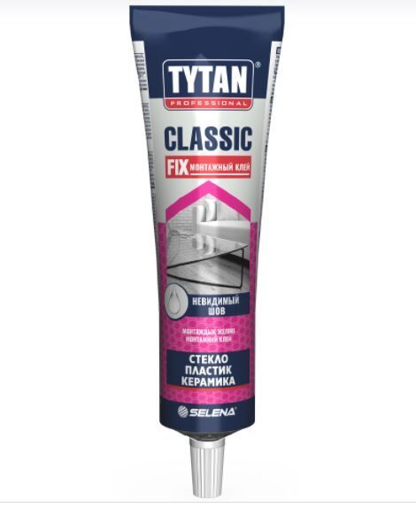 Клей монтажный прозрачный Tytan Professional Classic Fix (100мл) TYTAN
