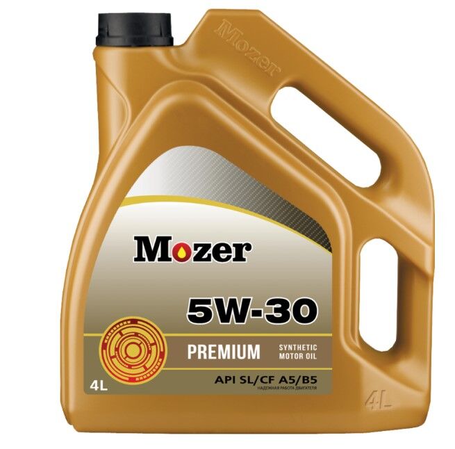 Масло моторное MOZER 5W-30 Premium A5/B5 SL/CF синтетическое