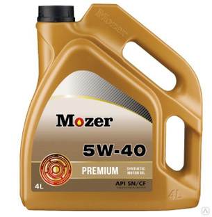 Масло моторное MOZER 5W-40 Premium SN/CF синтетическое 