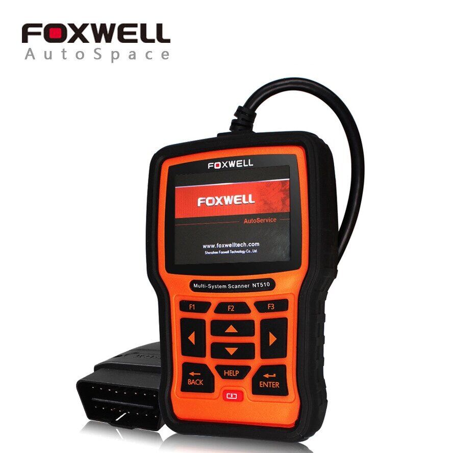 Автомобильный Диагностический Сканер Адаптер Foxwell Nt510 Obd Obdii Автомобильные диагностические сканеры и тестеры 2