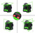 Лазерный уровень нивелир Hilda 4D/16 лучей зеленого цвета 360 градусов, с литейной батареей пульт Нивелиры #4