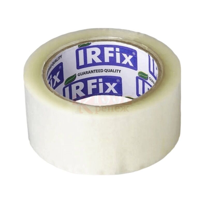 AT Лента клейкая упаковочная IRFIX прозрачная полипропилен, 48 мм L=140 м