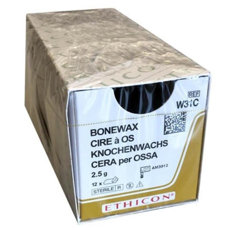 Шовный материал Костный воск W31C 2.5 грамма (12 штук в упаковке) Ethicon