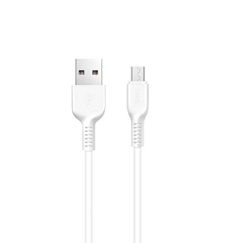 USB кабель для зарядки micro USB "Hoco" X20 1м, 2.4A, белый 1