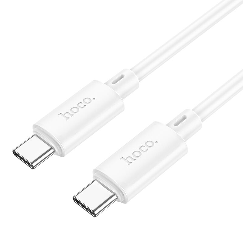 USB кабель шт.Type-C - шт.Type-C 1,0м3,0A, белый X88 Hoco 1