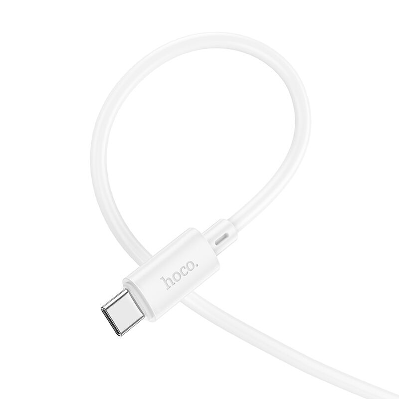 USB кабель шт.Type-C - шт.Type-C 1,0м3,0A, белый X88 Hoco 3