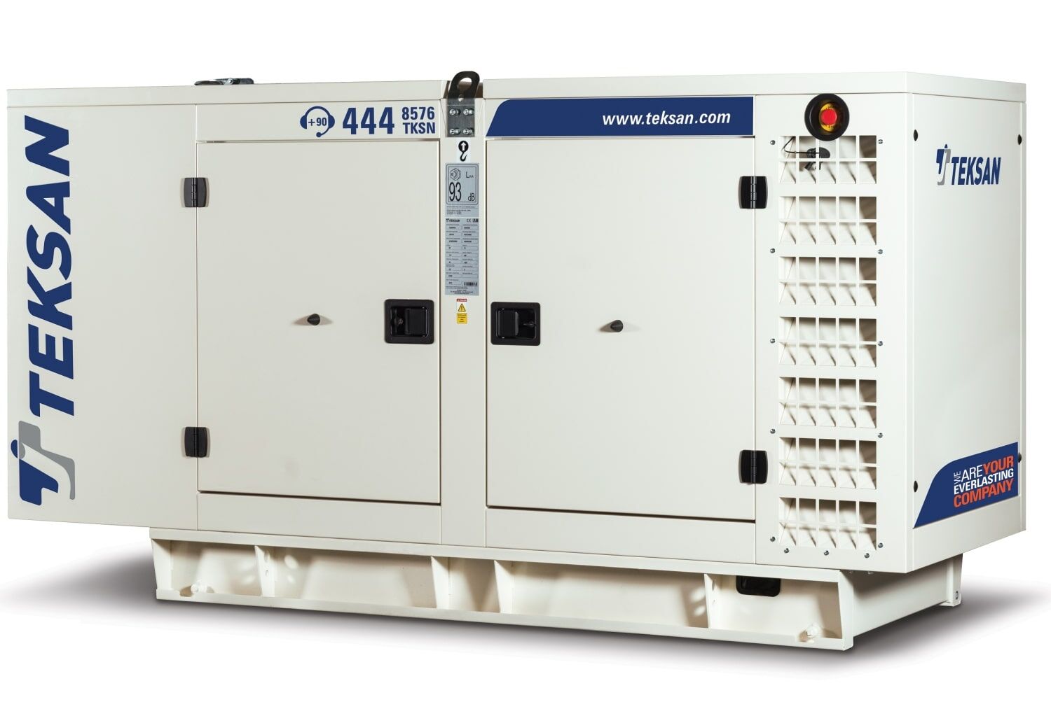 Дизельный генератор Teksan TJ750DW5C в кожухе