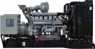 Дизельный генератор MGEp1800PS открытая 1800 кВт Smart Gen 3000 л 