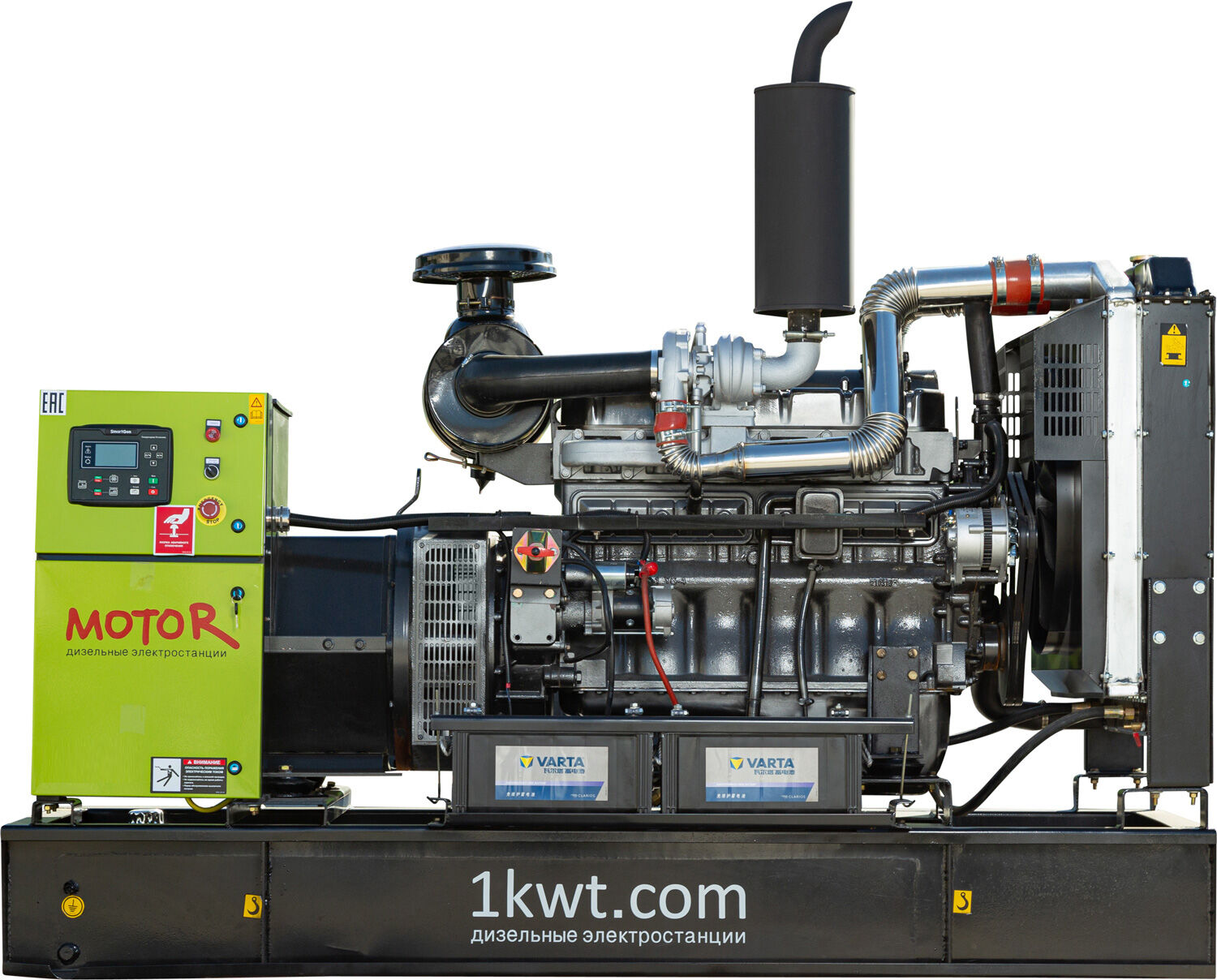 Дизельный генератор MOTOR АД80-Т400 80 кВТ 400/230 В Открытый