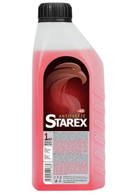 Охлаждающая жидкость 700618 STAREX антифриз красный G11 -40 1кг